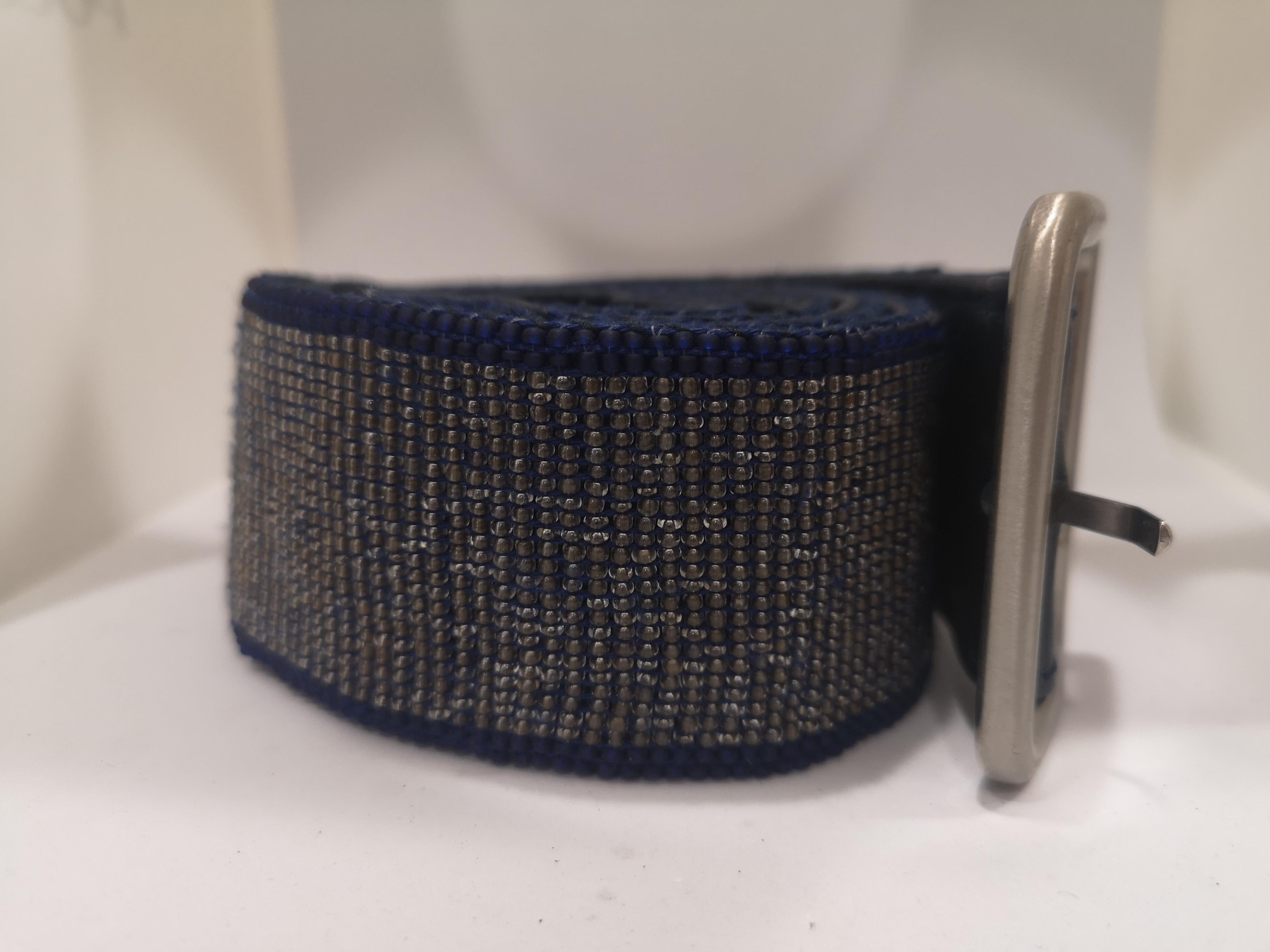 Maliparmi blue beads belt
size 90 cm