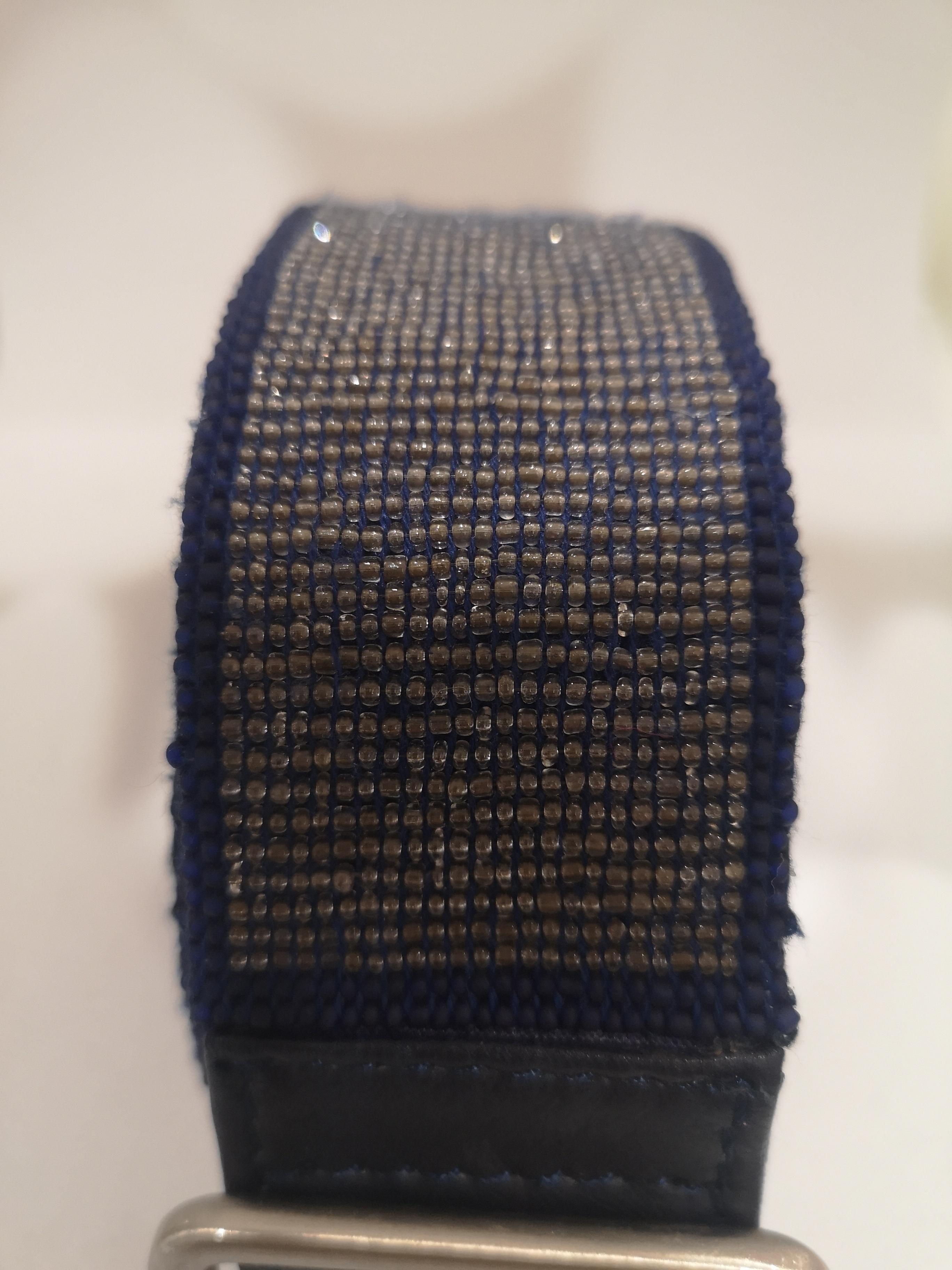 Maliparmi blue beads belt In Good Condition In Capri, IT