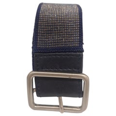 Vintage Maliparmi blue beads belt