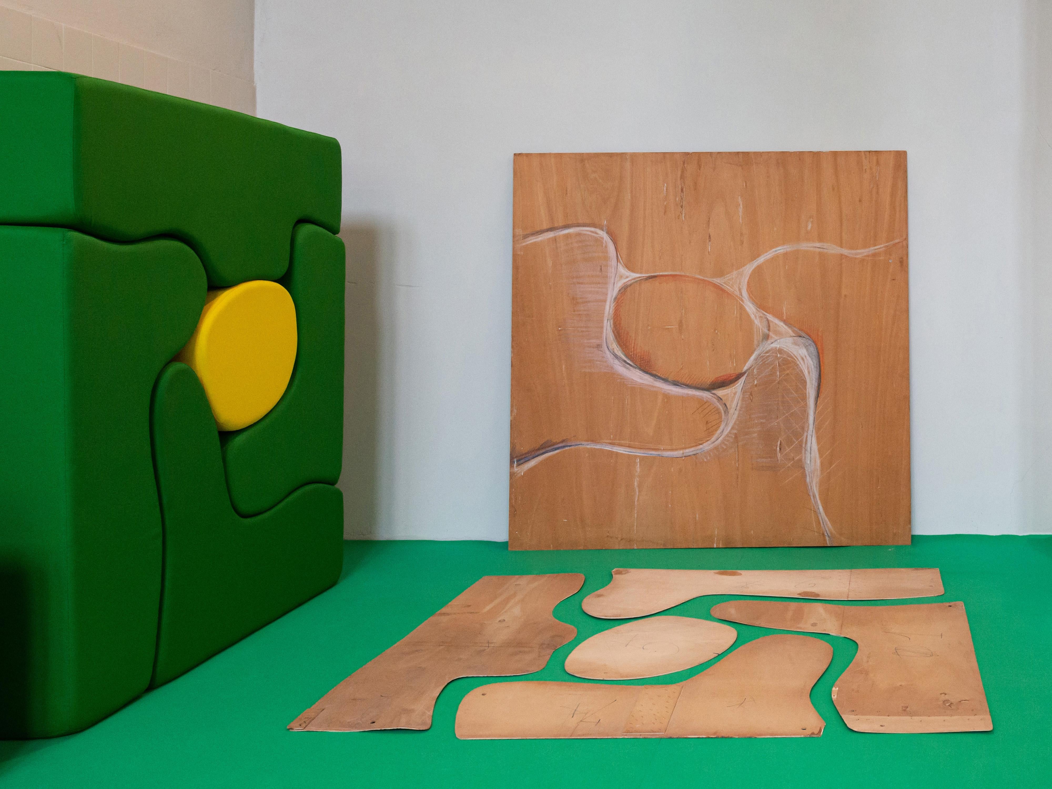 Malitte Seating System by Roberto Matta Paradisoterrestre Edition For Sale 7