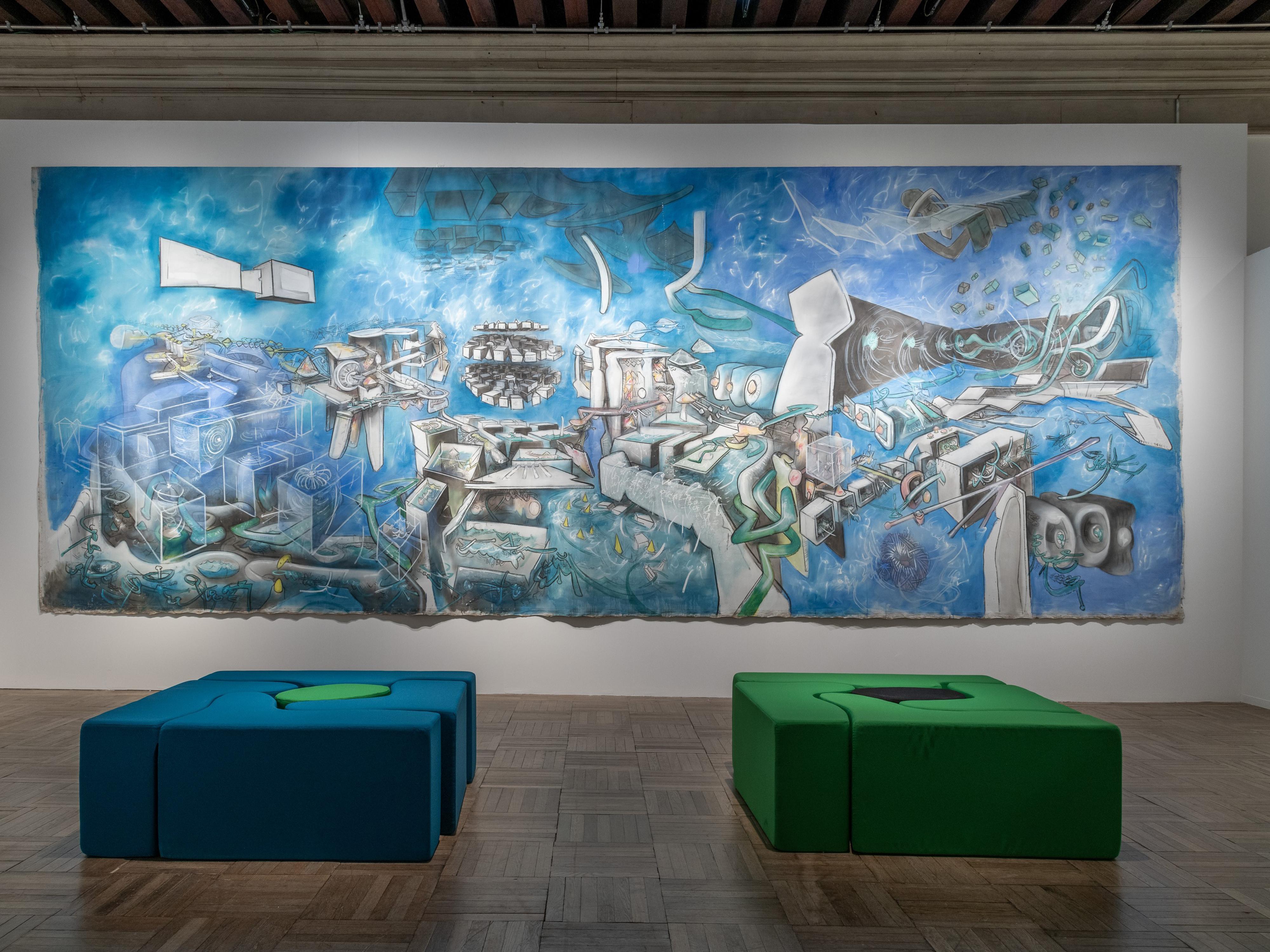 Malitte Seating System by Roberto Matta Paradisoterrestre Edition For Sale 3