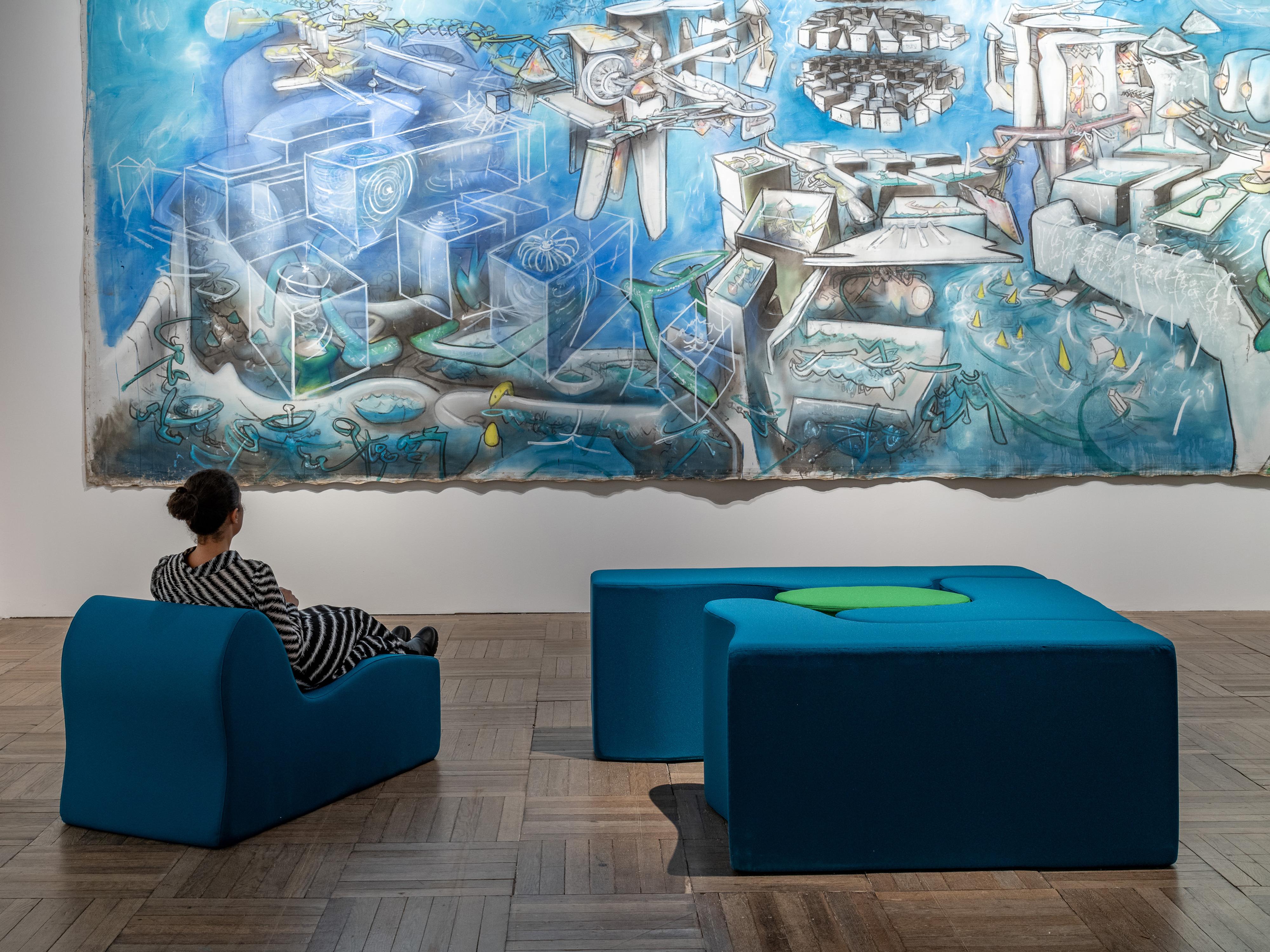 Malitte Seating System by Roberto Matta Paradisoterrestre Edition For Sale 5