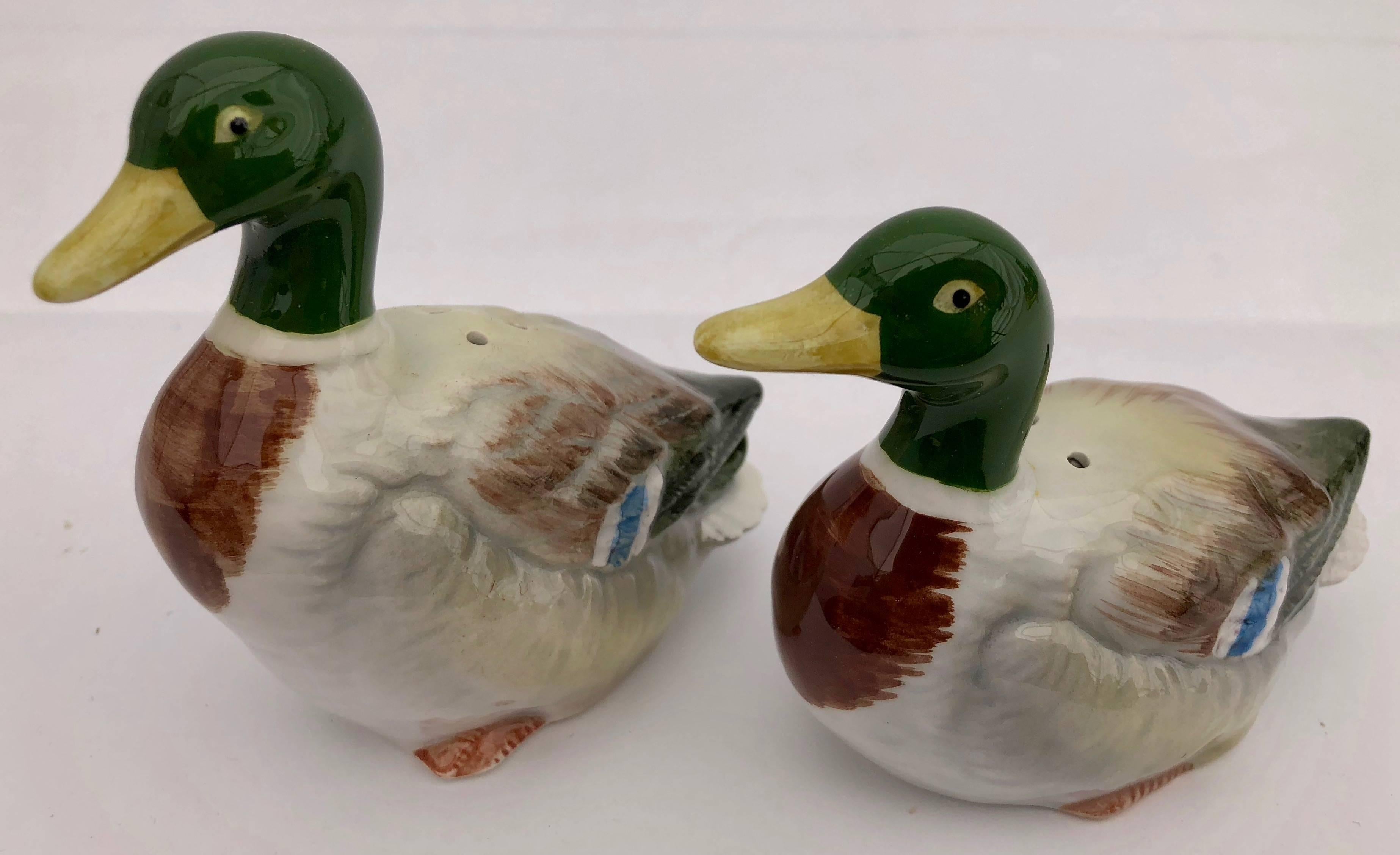 vintage duck salt and pepper shakers