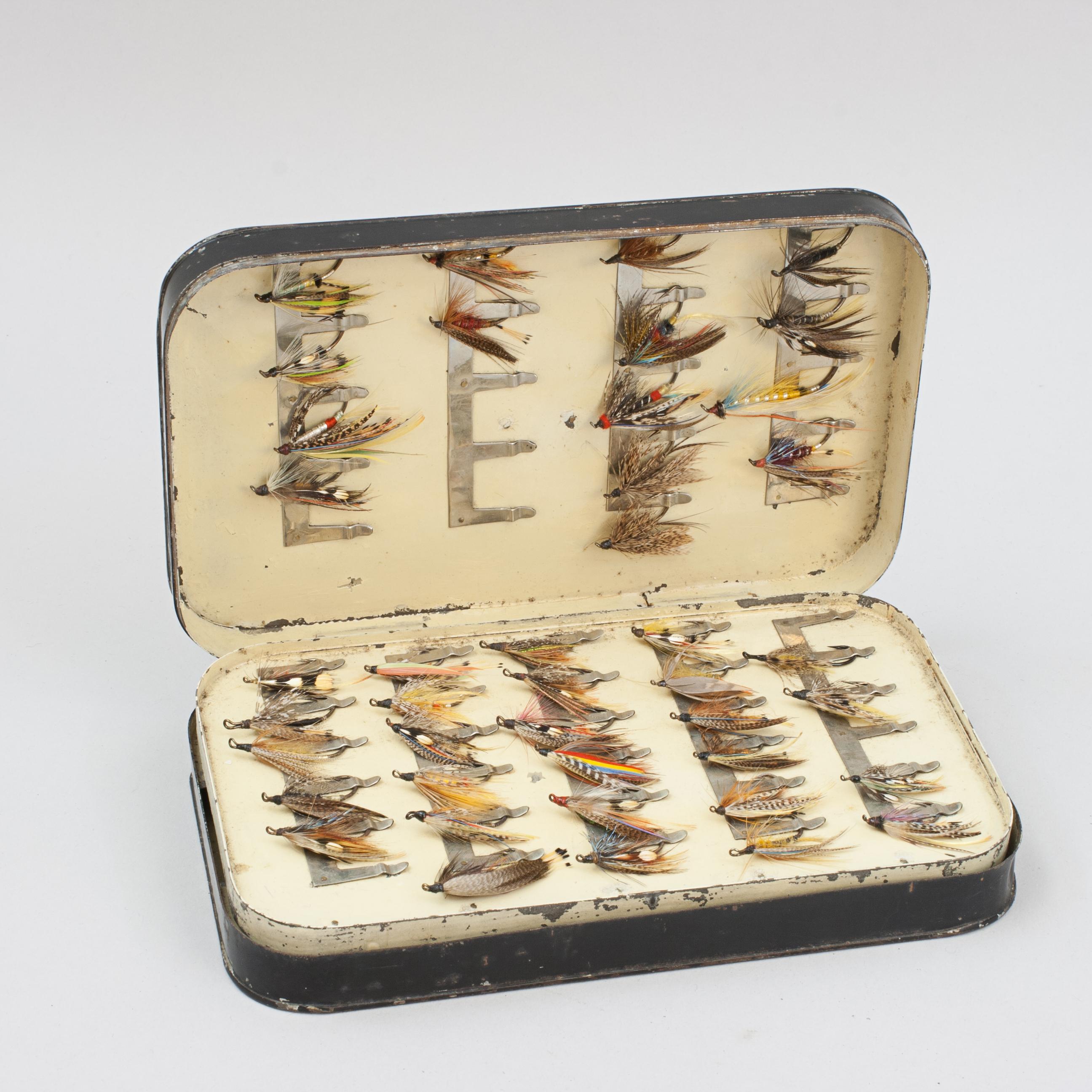 Malloch Of Perth Caja para Moscas de Pesca Japonesa Negra en venta 6