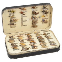 Malloch Of Perth Black Japanned Fishing Fly Box