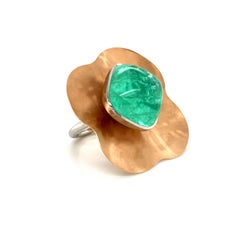 Georg Spreng - Mallow Ring 18K Rosé Gold Blue Green Turquoise Paraiba Tourmaline