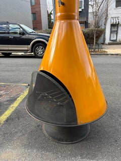 Malm 1970's Enamel Fireplace