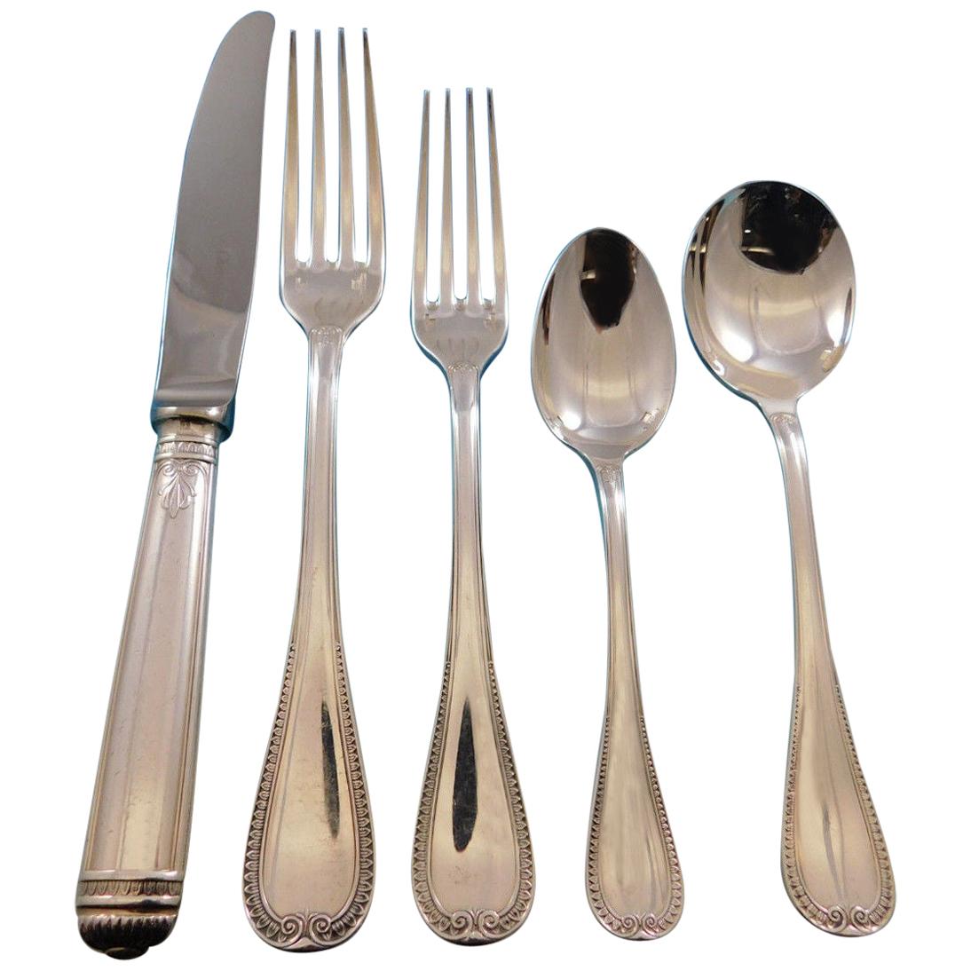 Malmaison by Christofle Silver Plate Flatware Service Set 40 Pieces