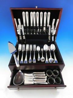 Malmaison by Christofle Sterling Silver Flatware Service for 8 Set 68 Pcs Dinner