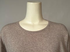 Malo Beige Kaschmir-Pullover für Damen und Herren