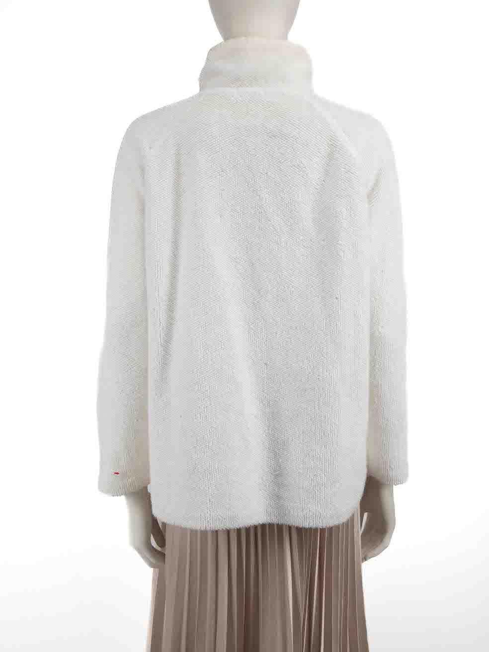 Malo White Full-Zip Jacket Taille M Bon état - En vente à London, GB