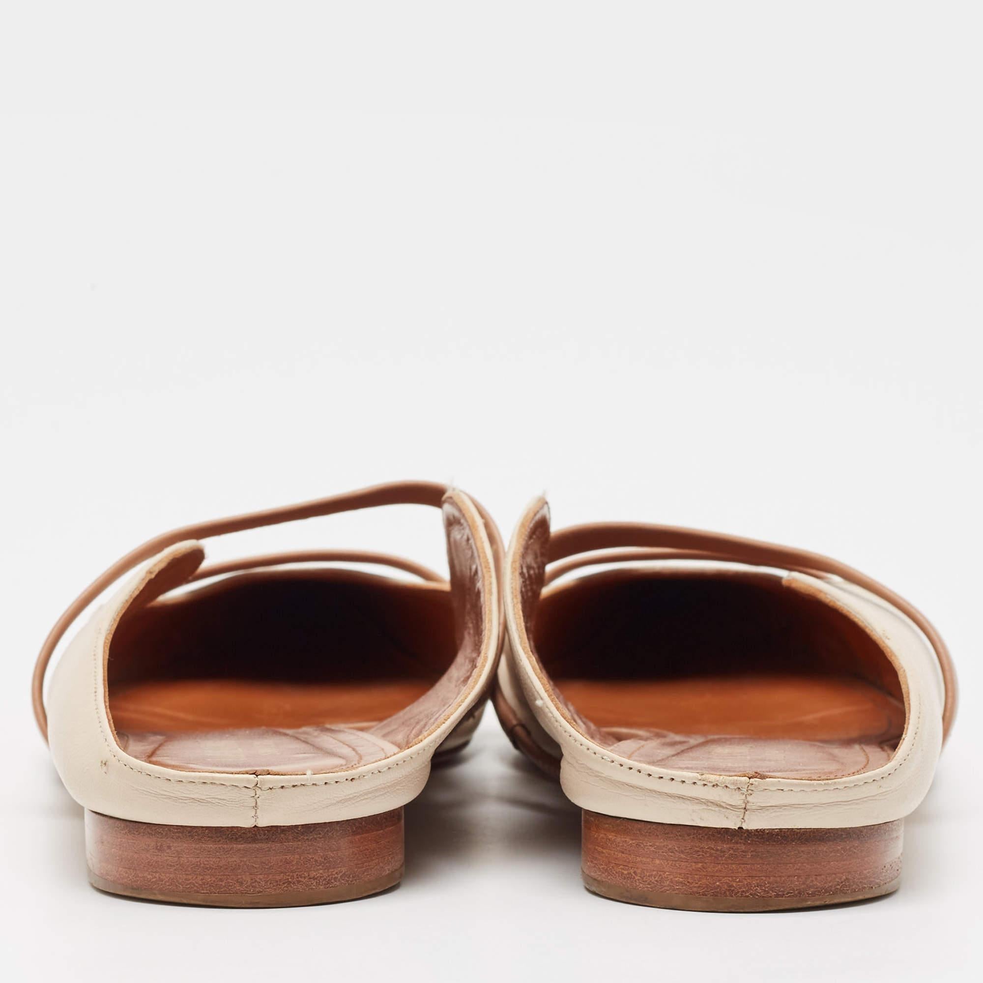 Donna Malone Souliers Mules in pelle beige taglia 41 in vendita