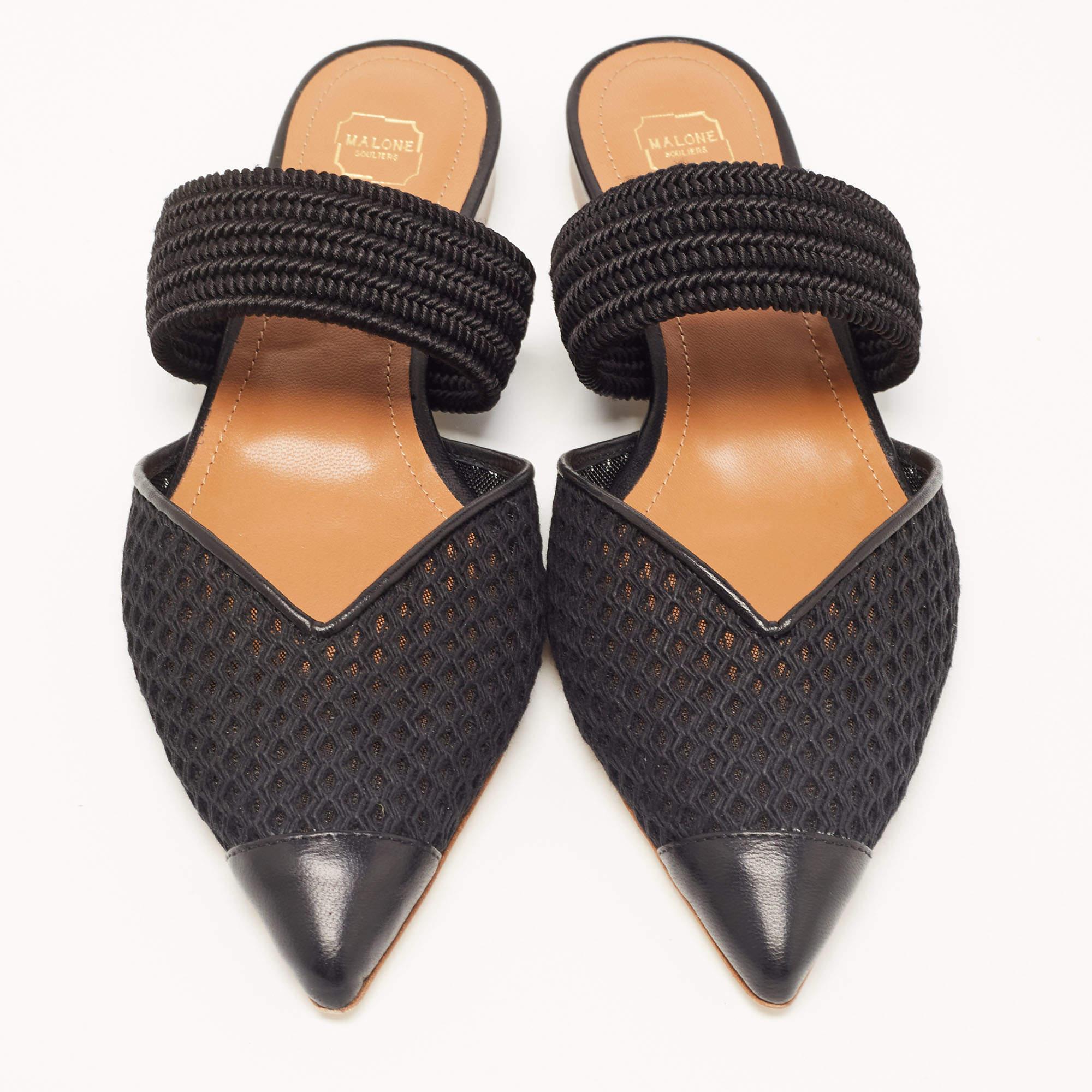 A perfect blend of luxury, style, and comfort, these designer mules are made using quality materials and frame your feet in the most elegant way. They can be paired with a host of outfits from your wardrobe.

Includes
Original Dustbag, Original Box