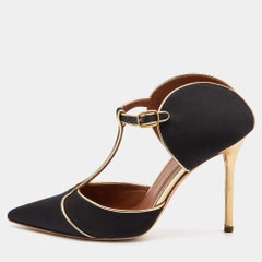 Malone Souliers Mules Imogen en satin noir Taille 38.5