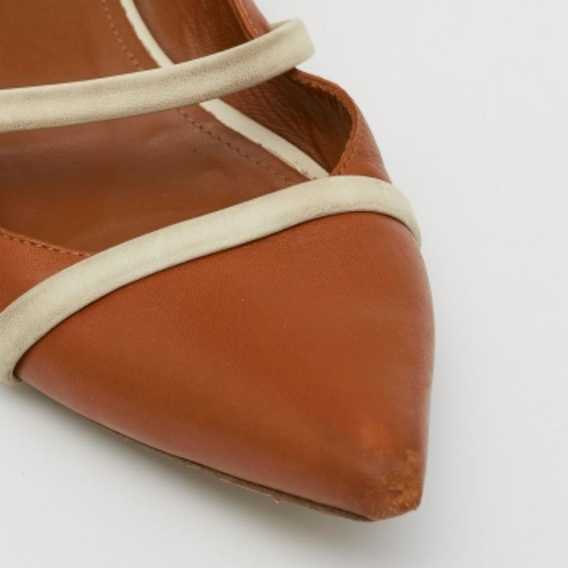 Malone Souliers Bailarinas Robyn Piel Marrón Talla 38 en Bastante bueno estado para la venta en Dubai, Al Qouz 2