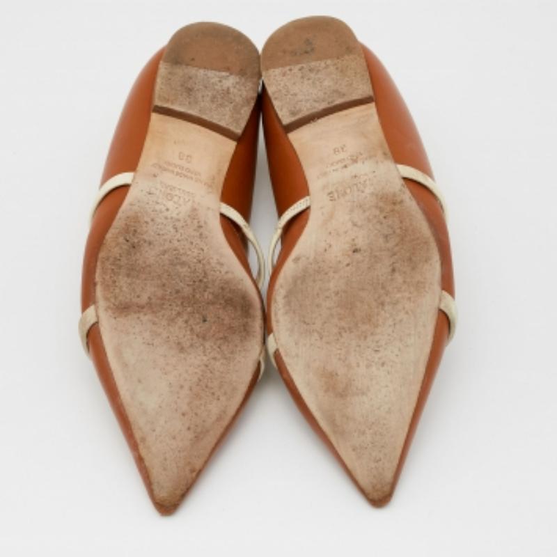 Malone Souliers Bailarinas Robyn Piel Marrón Talla 38 en venta 1