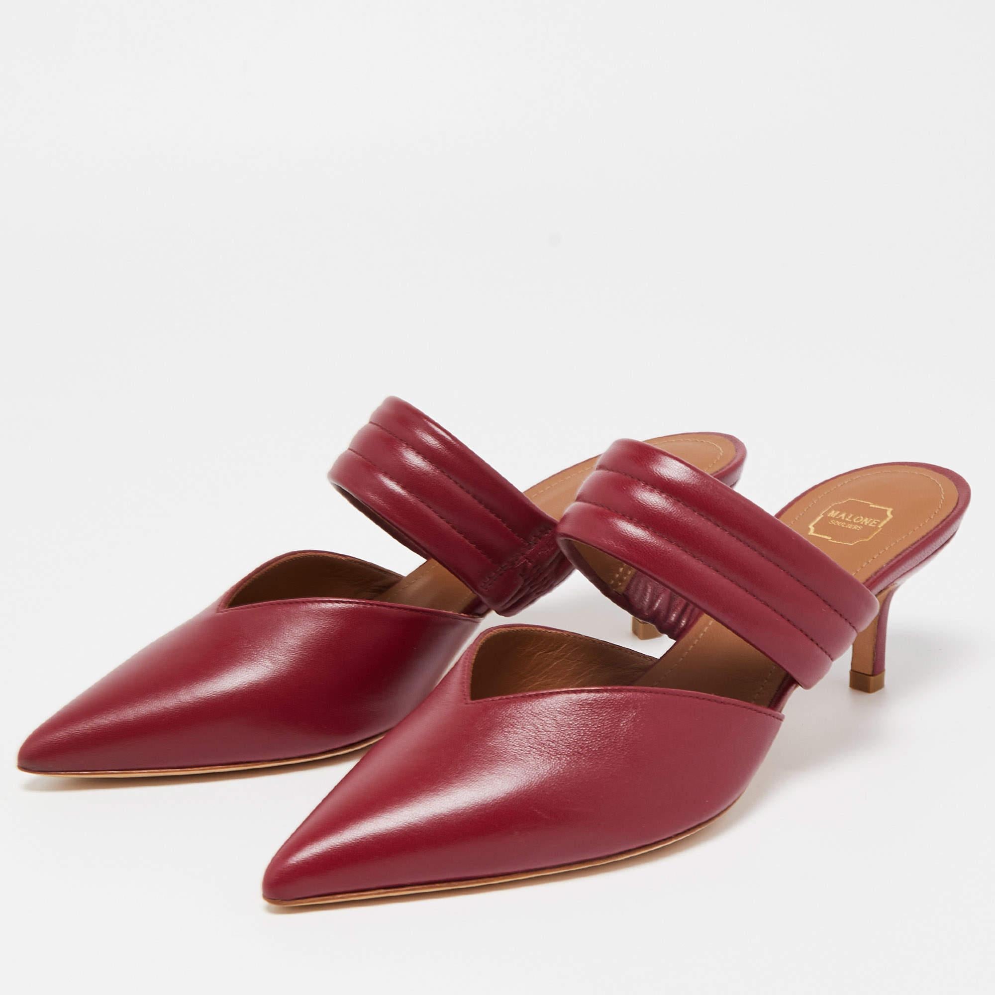Elevate your look without compromising on comfort when you slip into these mules. Made from the finest material, the mules are perfect for any occasion and will leave you feeling confident each time you slip them on.

