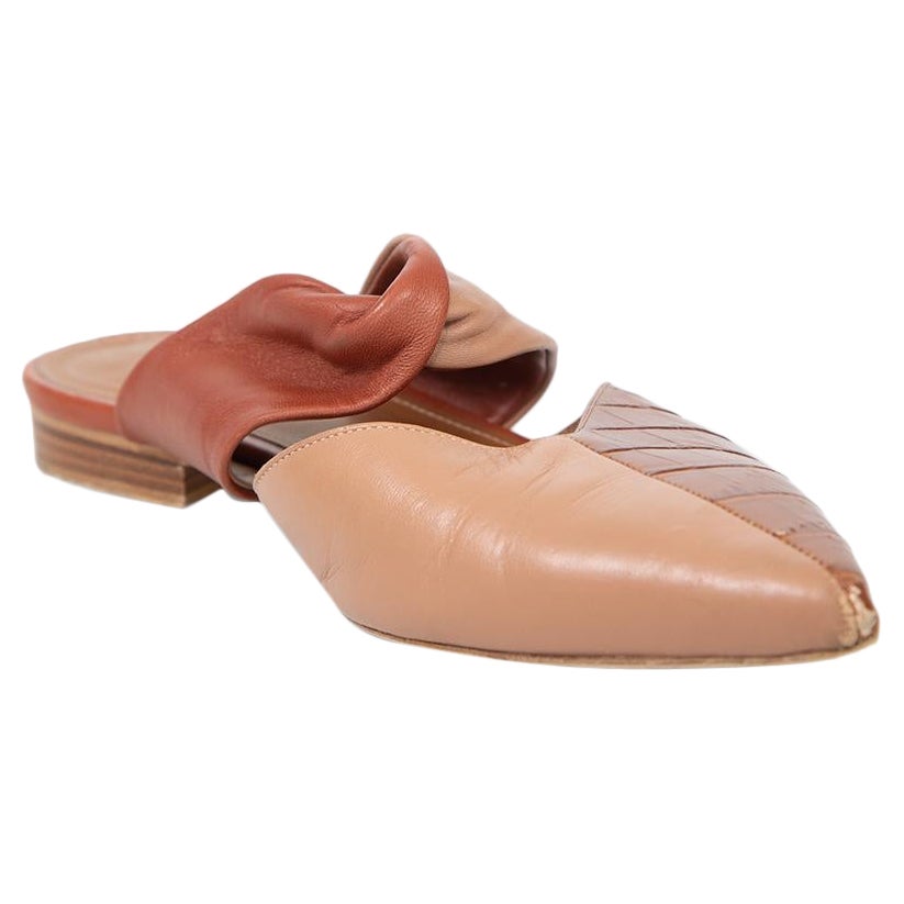 Malone Souliers Mules en cuir gaufré Taille IT 38