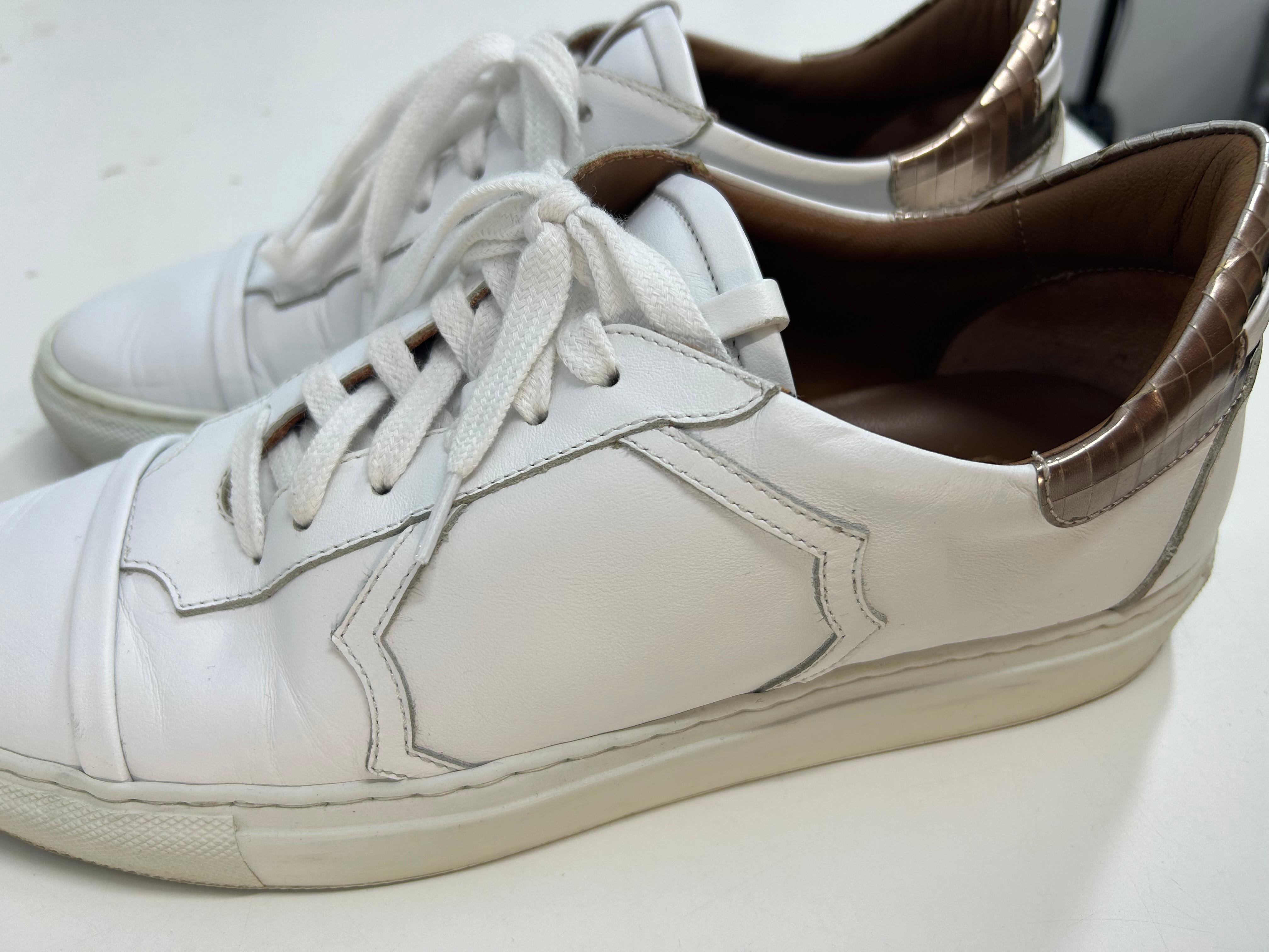 Malone Souliers Leather Musa Sneakers Size EU 40 For Sale 6