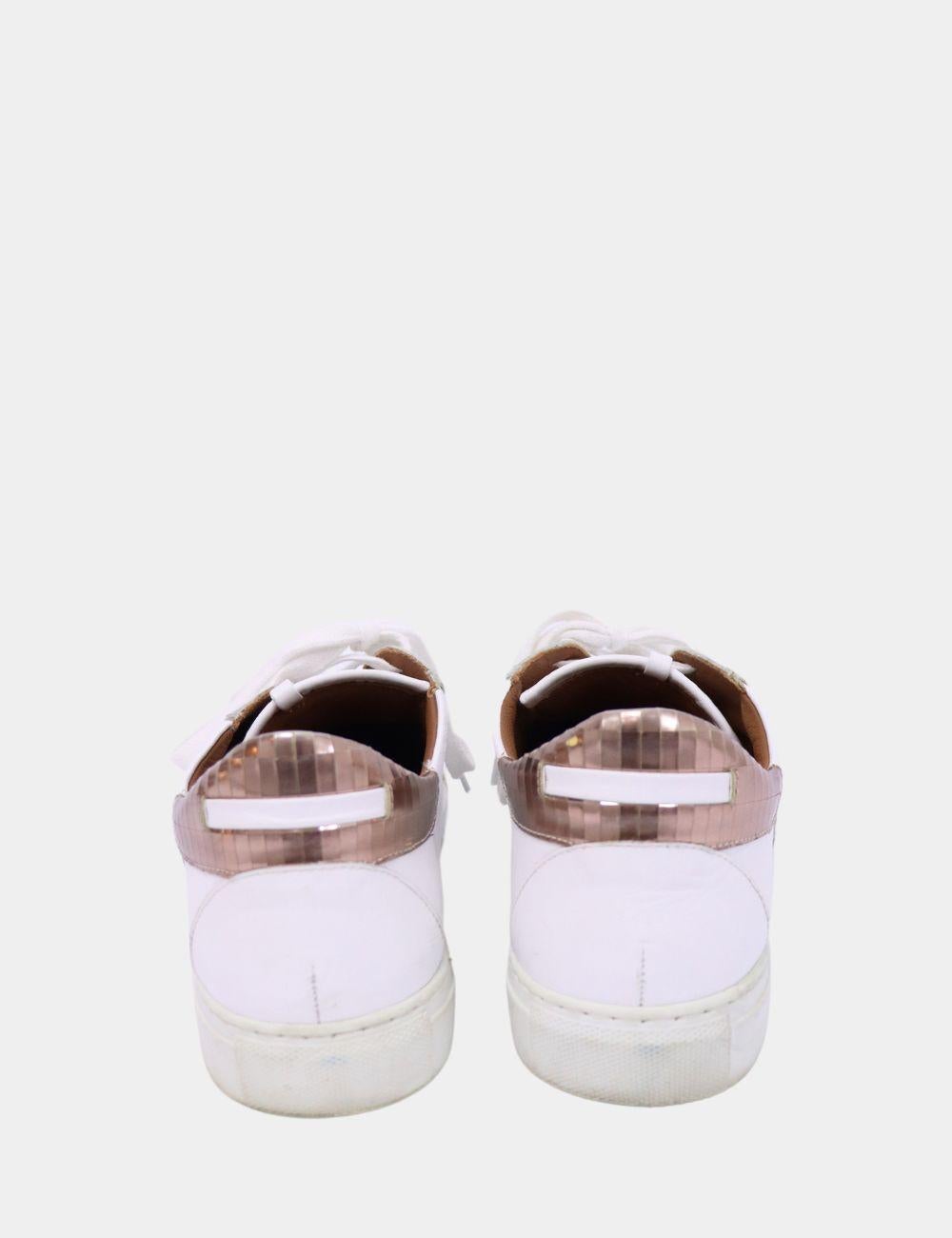 Gray Malone Souliers Leather Musa Sneakers Size EU 40 For Sale