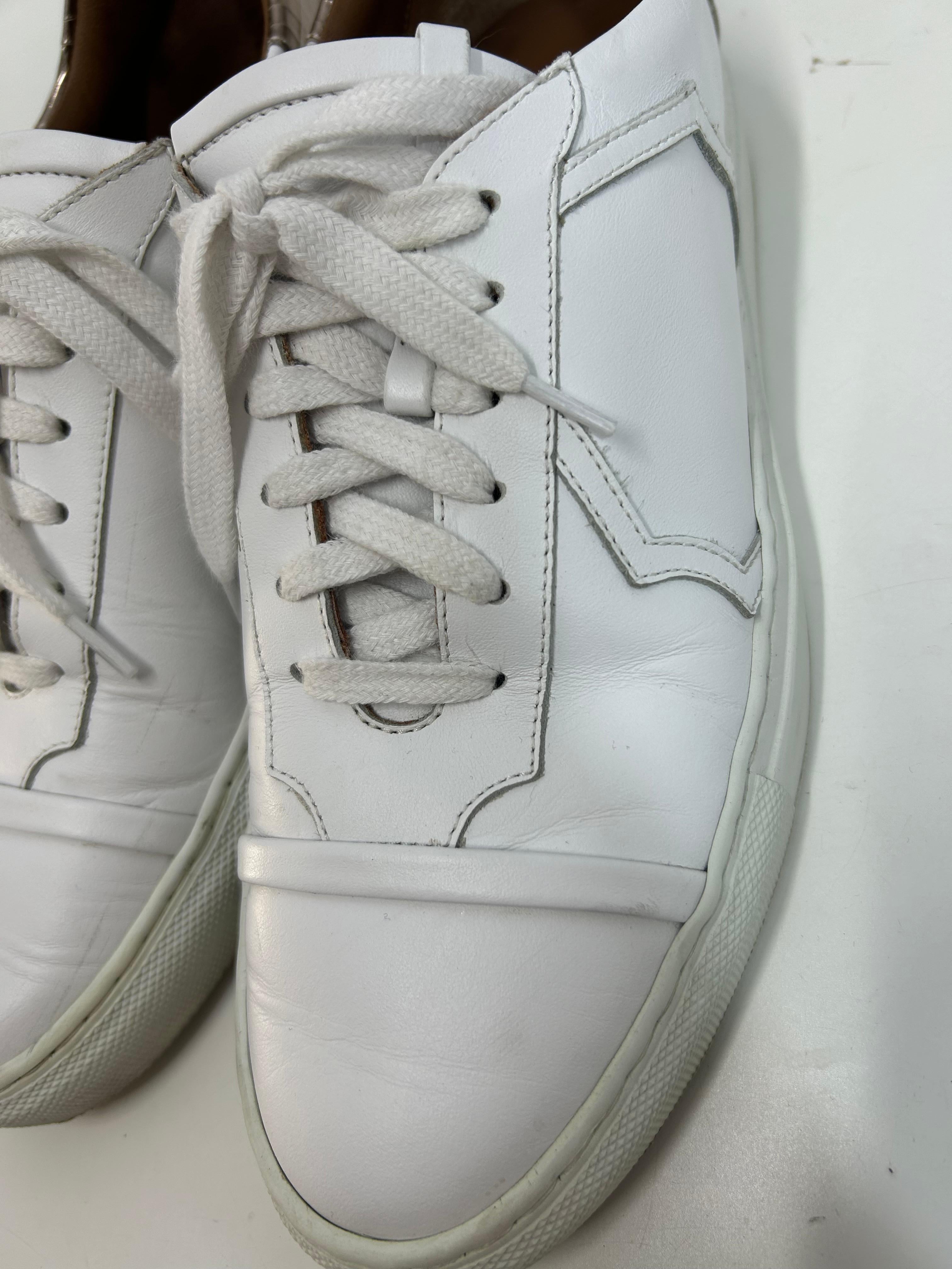 Malone Souliers Leather Musa Sneakers Size EU 40 In Good Condition For Sale In Amman, JO