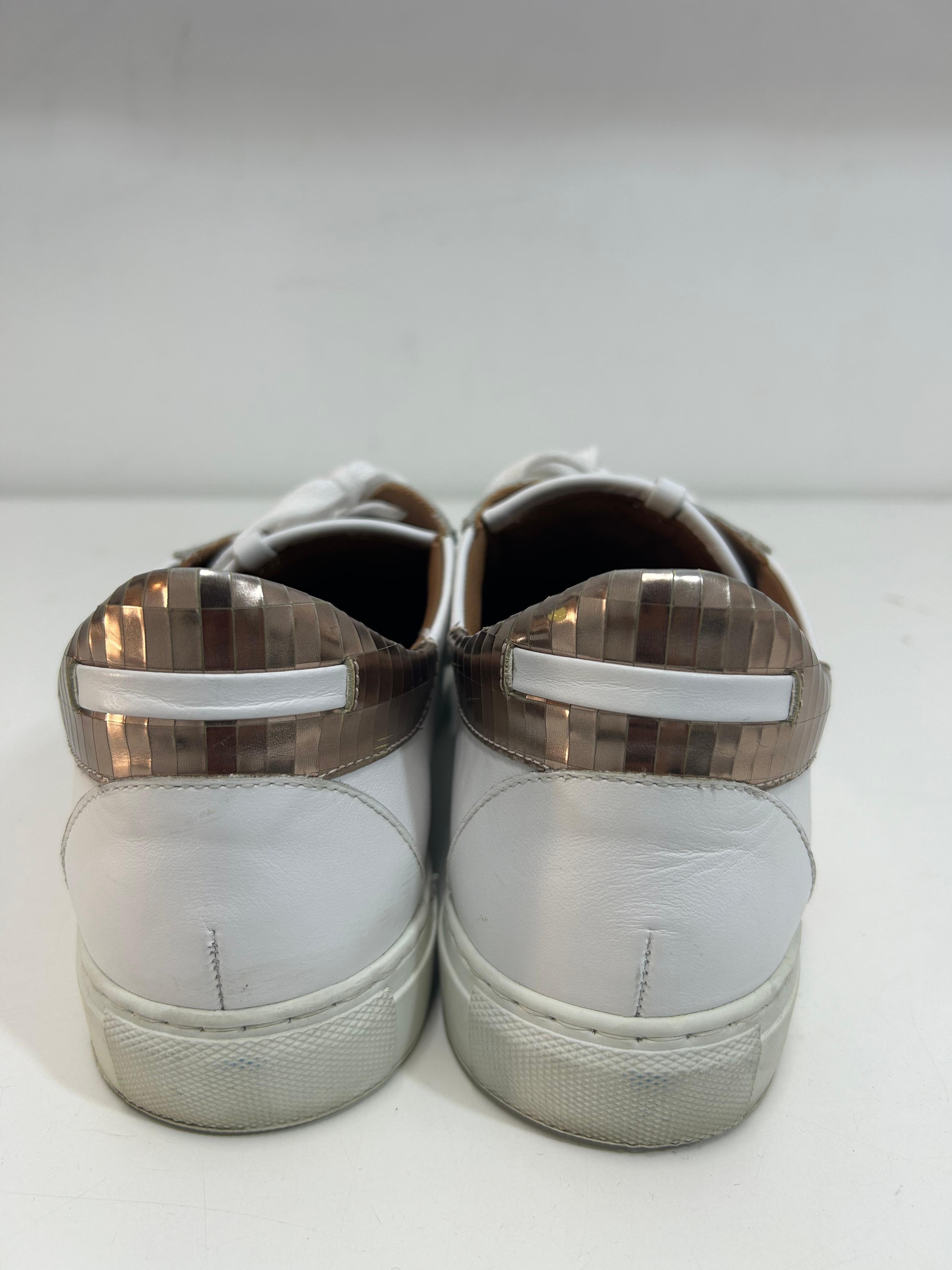 Malone Souliers Leather Musa Sneakers Size EU 40 For Sale 4