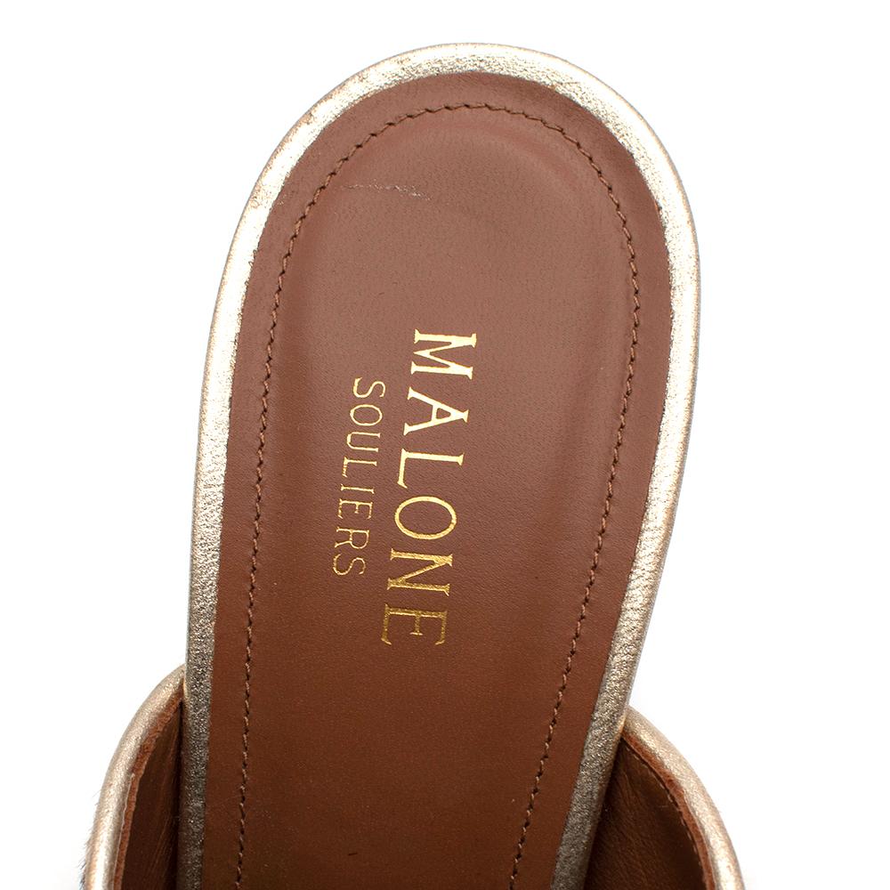 Malone Souliers Leopard Pony Style Calf Hair Hayley Mules - Size EU 41 1