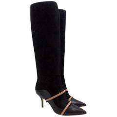 Malone Souliers Madison Tall 85mm Black Knee-High Boots 40