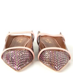 MALONE SOULIERS multicolor SNAKESKIN MAUREEN Ballet Flats Shoes 38