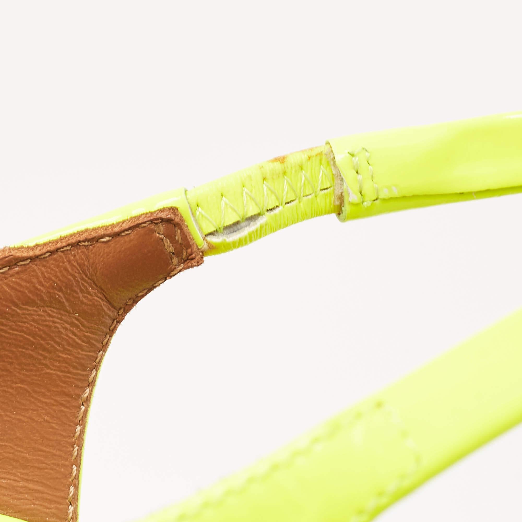 Malone Souliers Tacco giallo neon Iona Mules Taglia 40.5 3