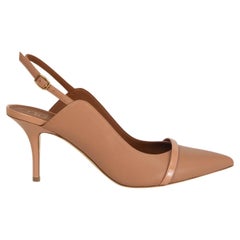 MALONE SOULIERS nude leather MARION 85 Pumps Shoes 42
