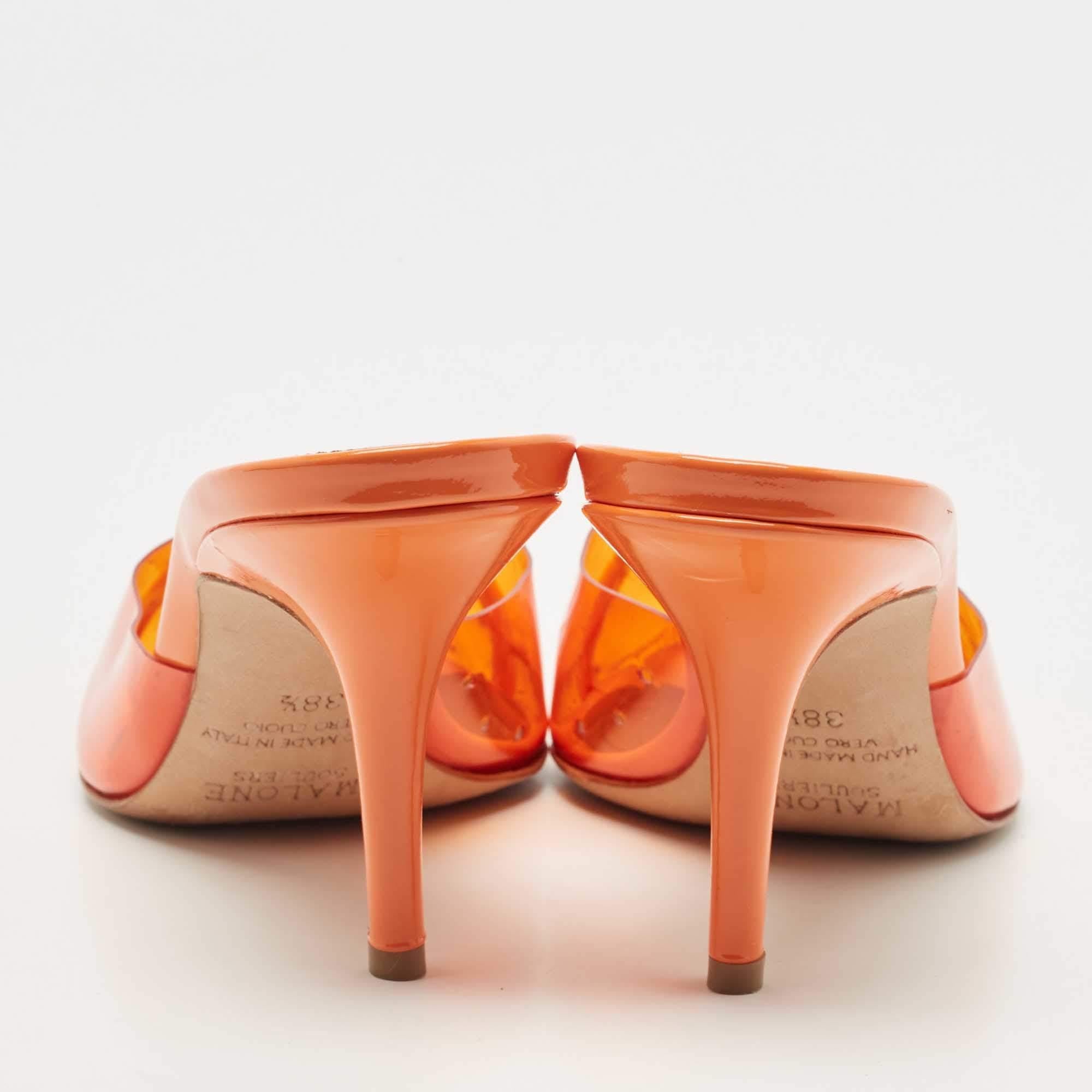 Soulier orange sale