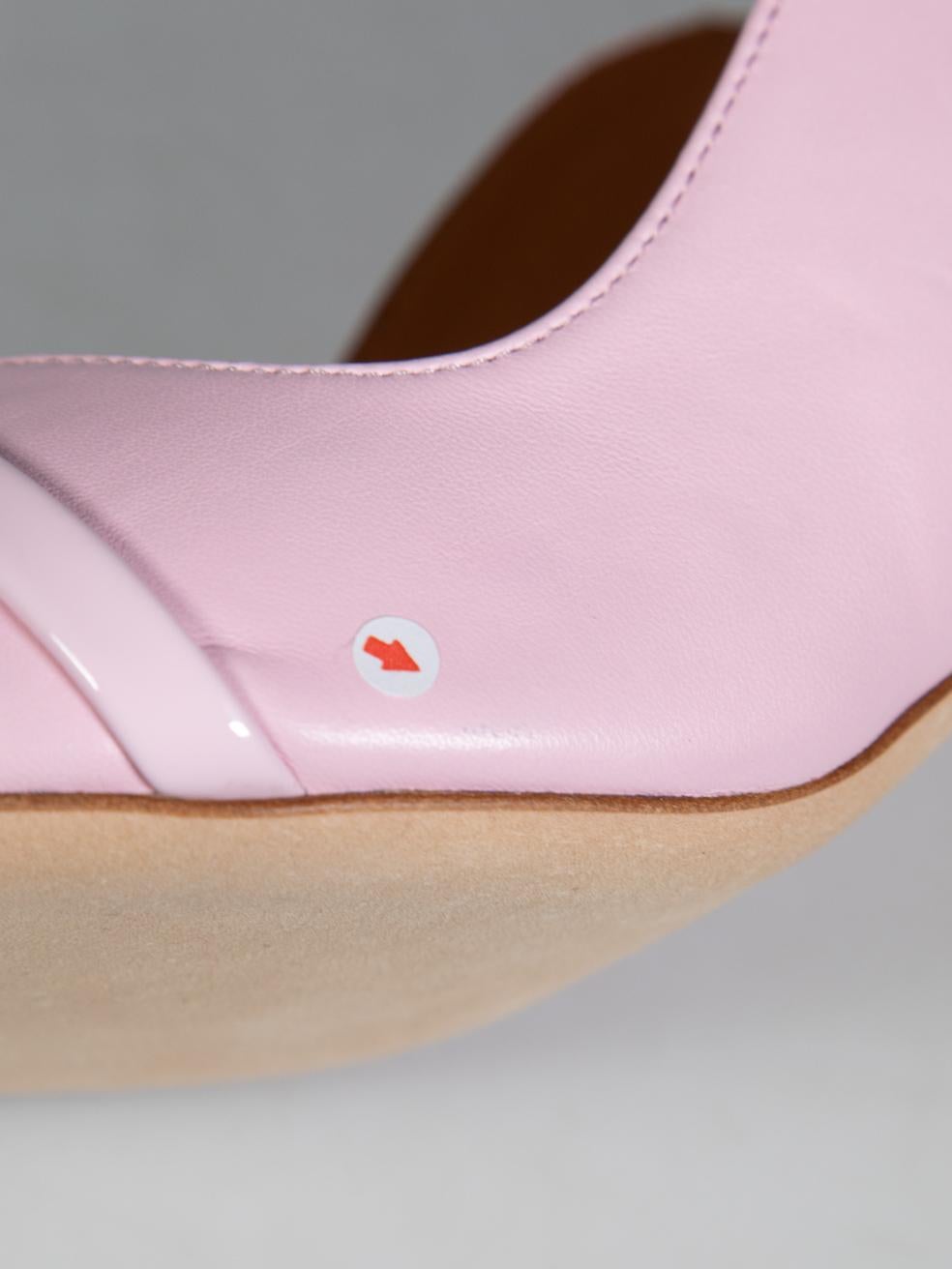 Malone Souliers Rosa Leder Jenny Slingback-Sandalen Größe IT 39,5 2