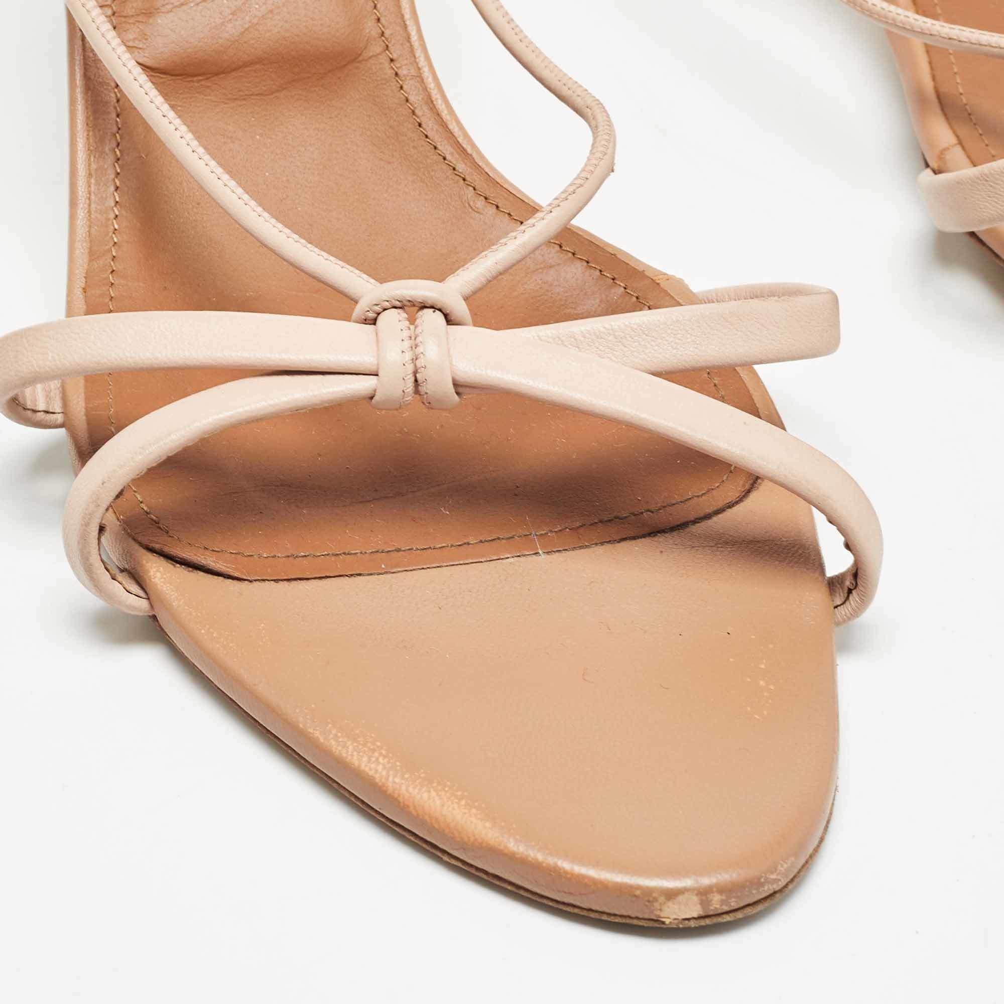 Malone Souliers - Sandales Kenia en cuir rose, taille 41 en vente 2
