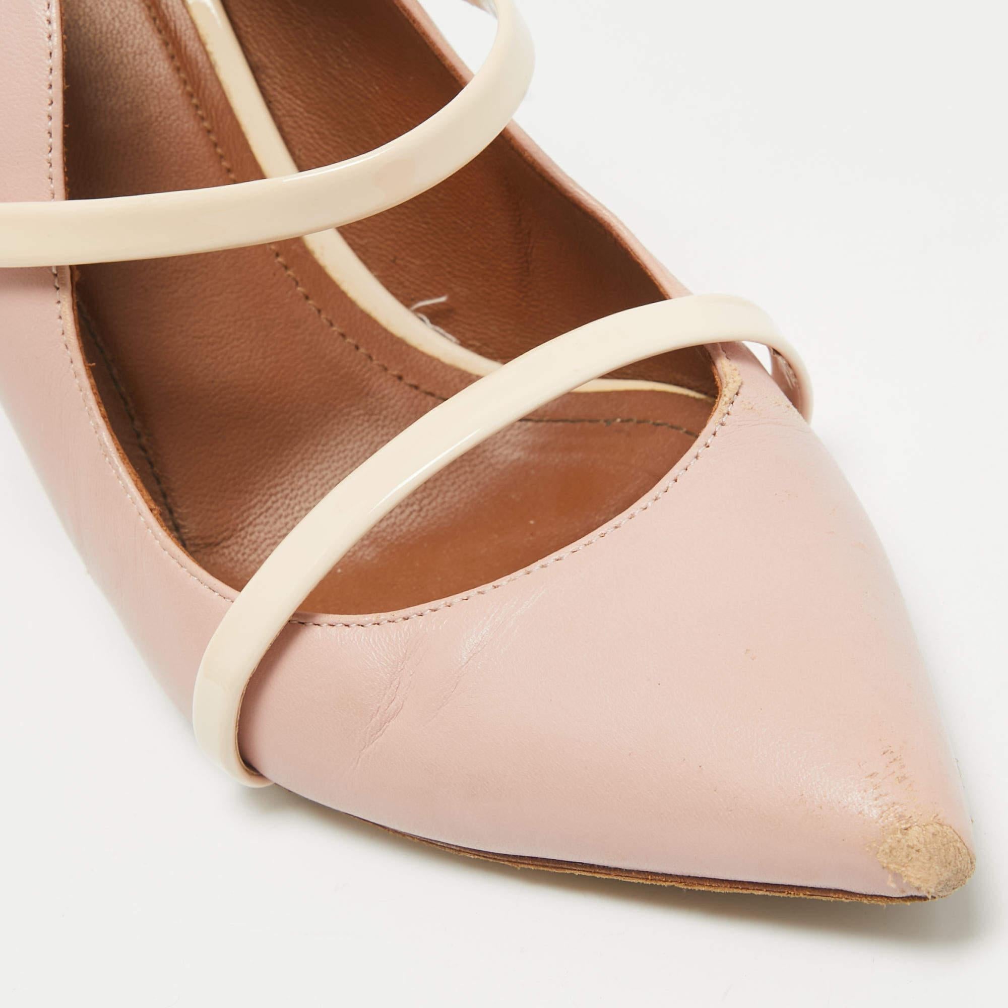 Malone Souliers Bombas Maureen de charol rosa Talla 38.5 en venta 2