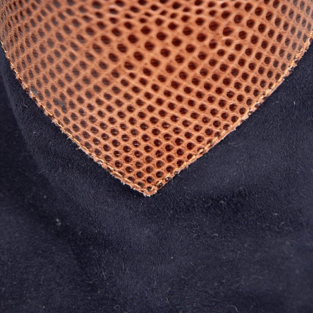 Malone Souliers - Bottes à bout pointu en daim et peau de serpent, taille IT 38 Pour femmes en vente