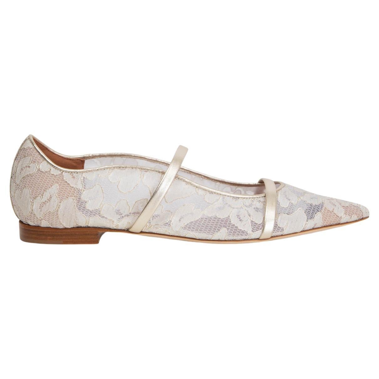 malone souliers white heels