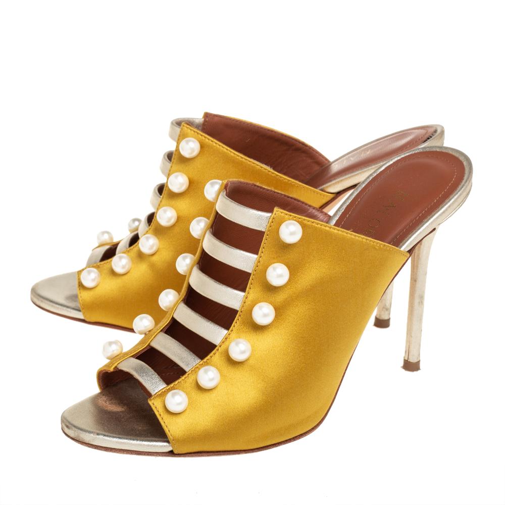 yellow mule sandals