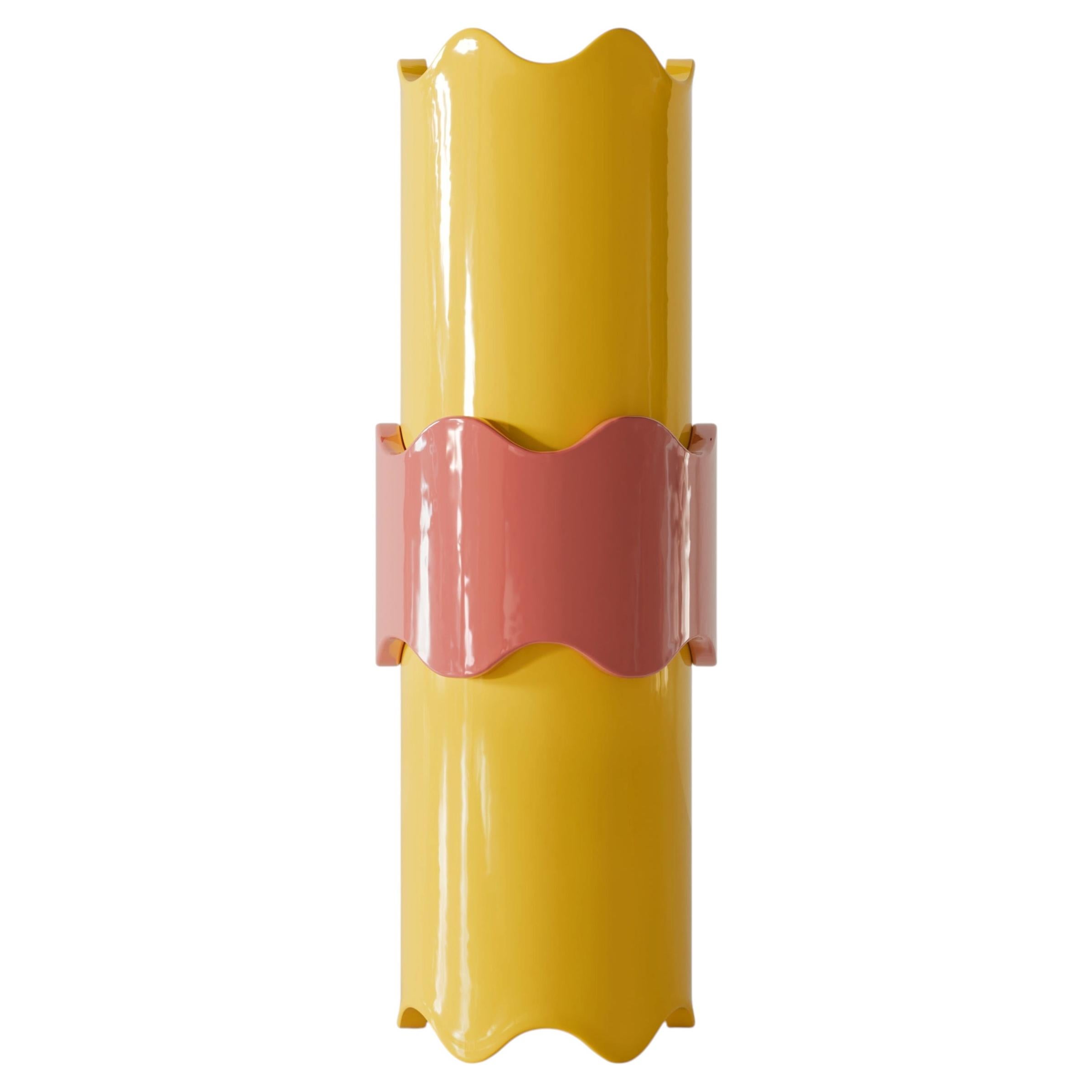 Malone Wall Light in Ceramic with Glossy Lacquered Finish by POPUS EDITIONS