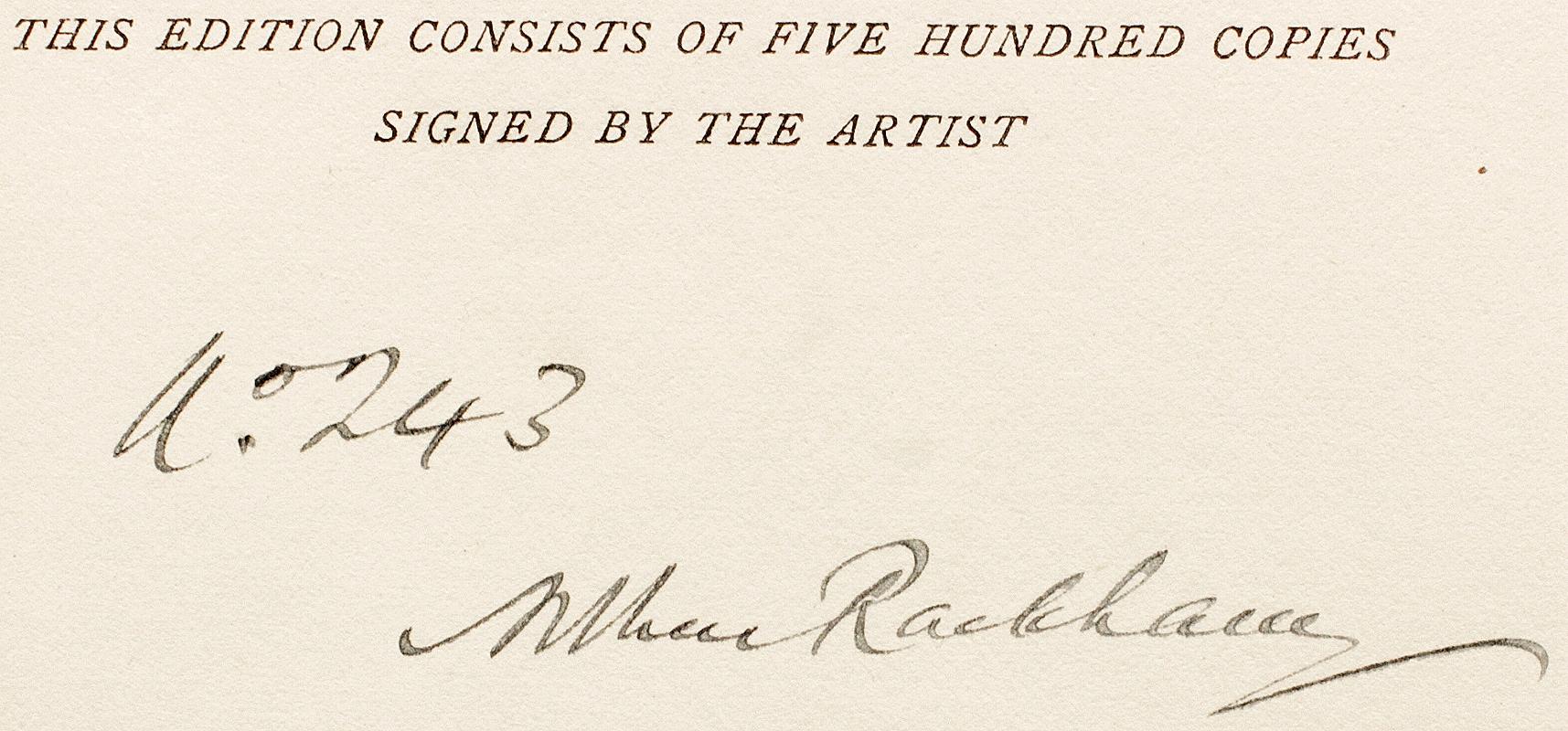Early 20th Century MALORY, (Arthur Rackham). The Romance Of King Arthur - SIGNED LIMITED EDITION For Sale