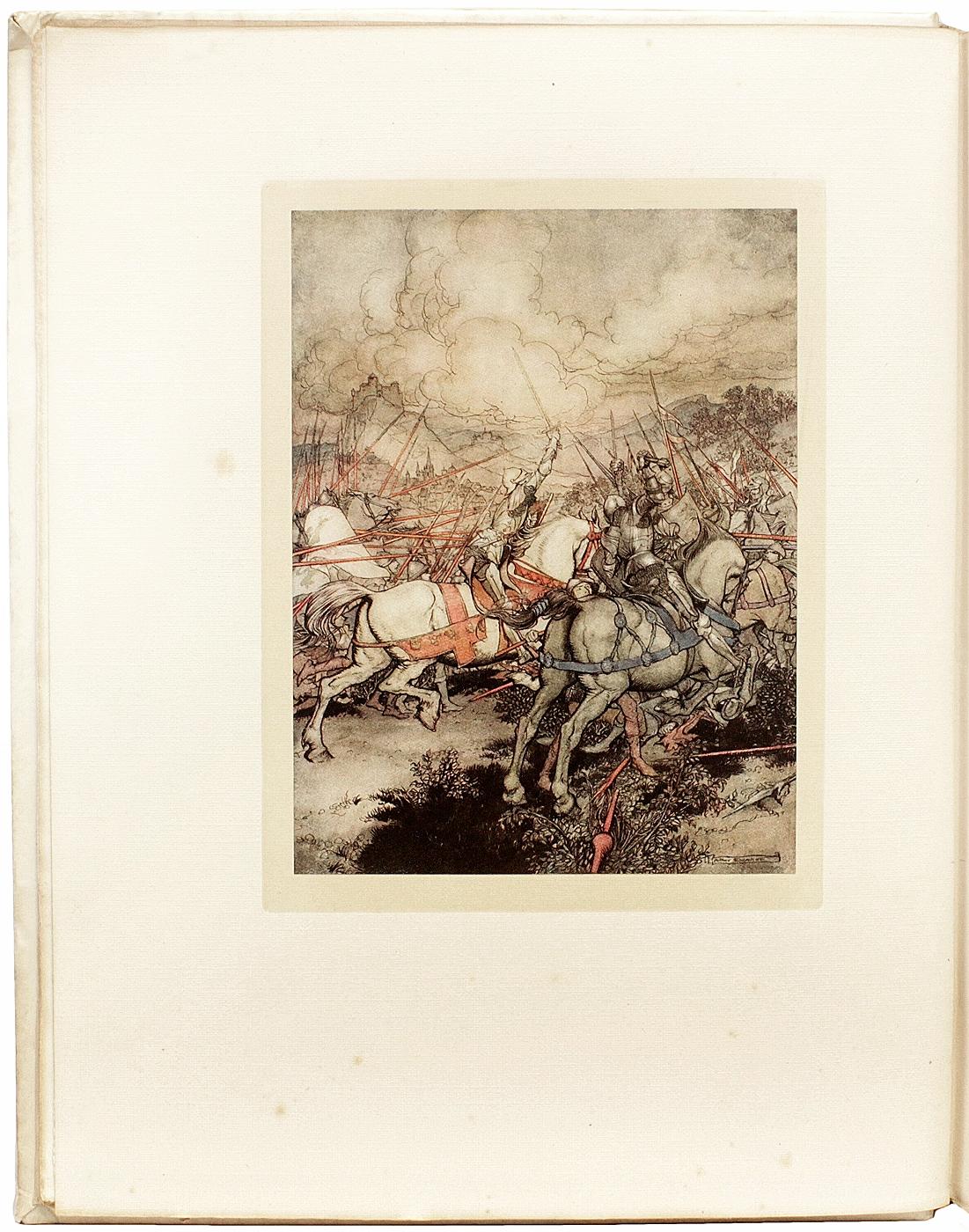 Leather MALORY, (Arthur Rackham). The Romance Of King Arthur - SIGNED LIMITED EDITION For Sale