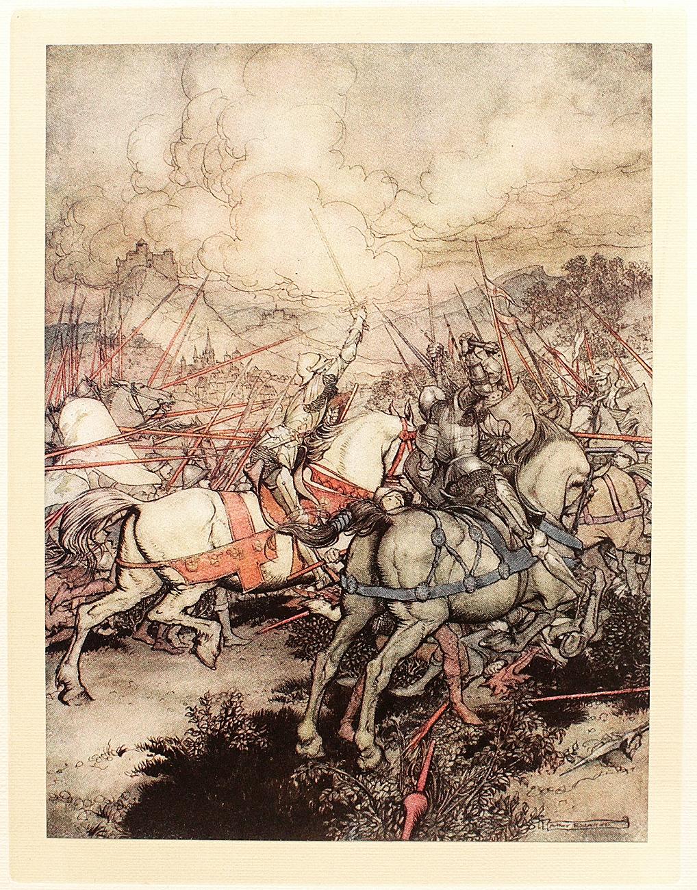 MALORY, (Arthur Rackham). The Romance Of King Arthur - SIGNED LIMITED EDITION For Sale 2