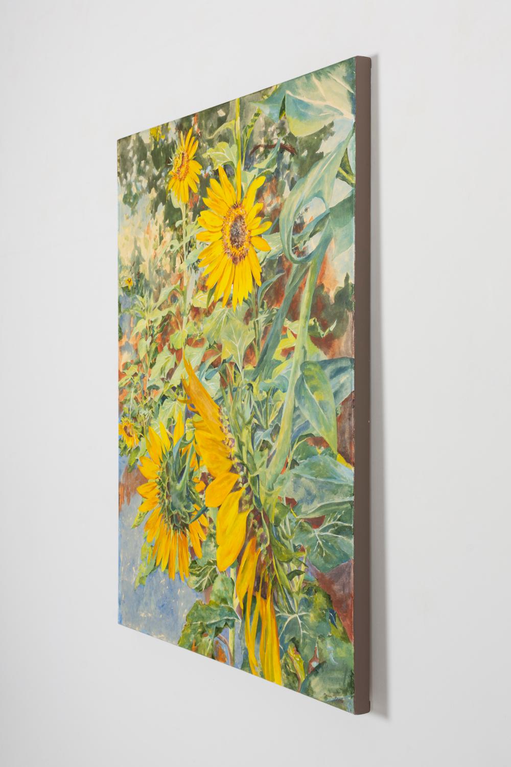 Sunflowers - Painting by Malou Flato