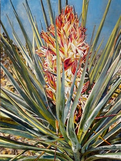 Yucca by Malou Flato, Realistic Still-Life Oil on Canvas