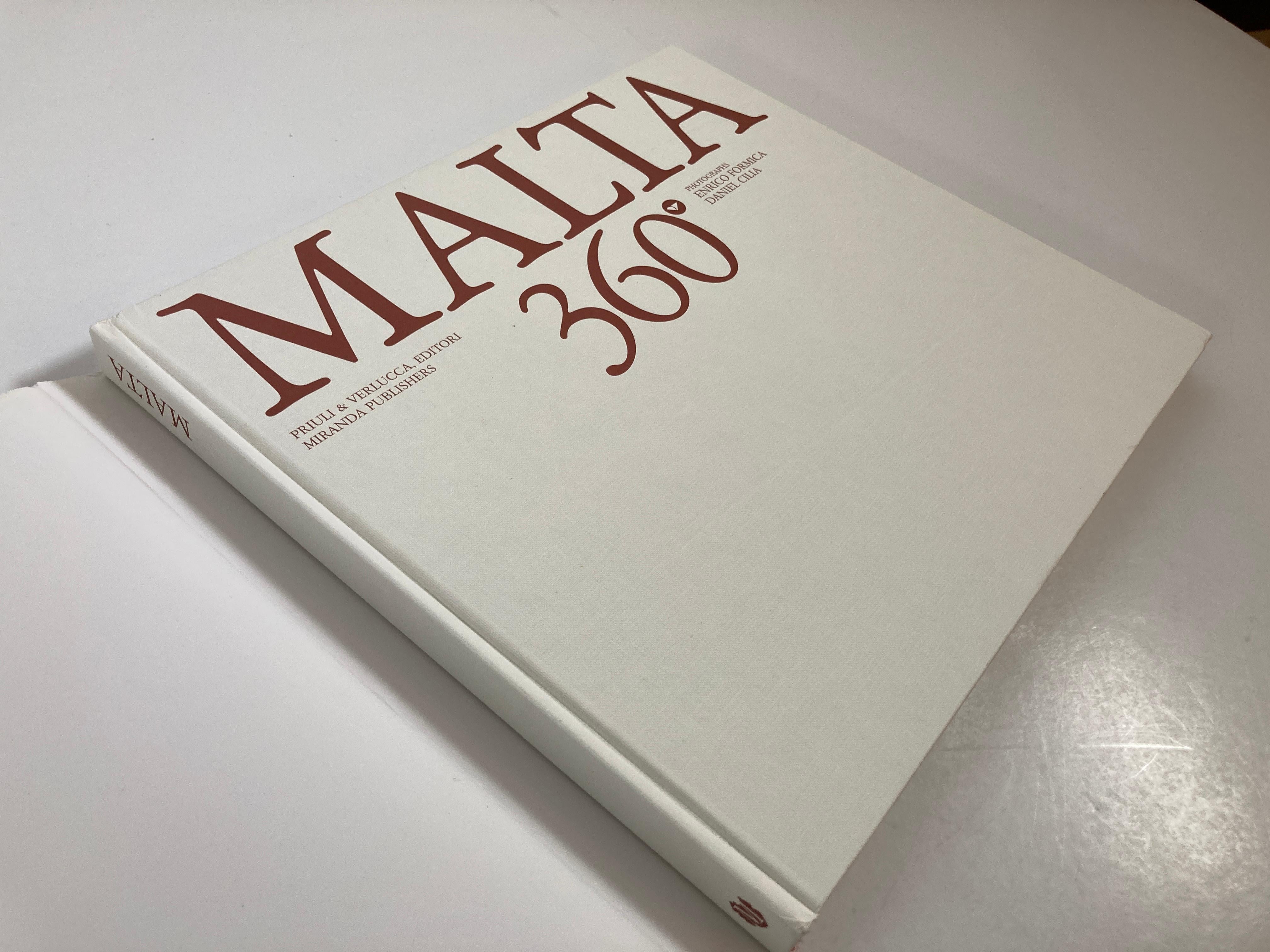 Maltese Malta 360° Book by Daniel Cilia and Enrico Formica For Sale