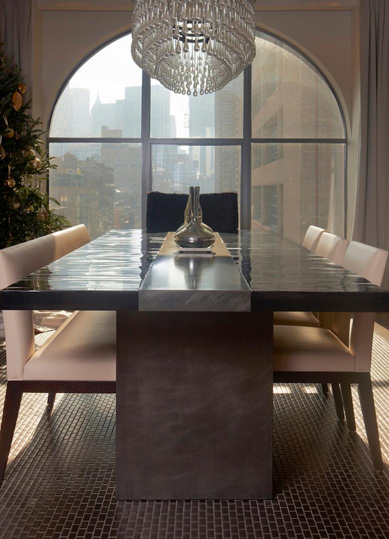 Modern Malta Dining Table by Aguirre Design