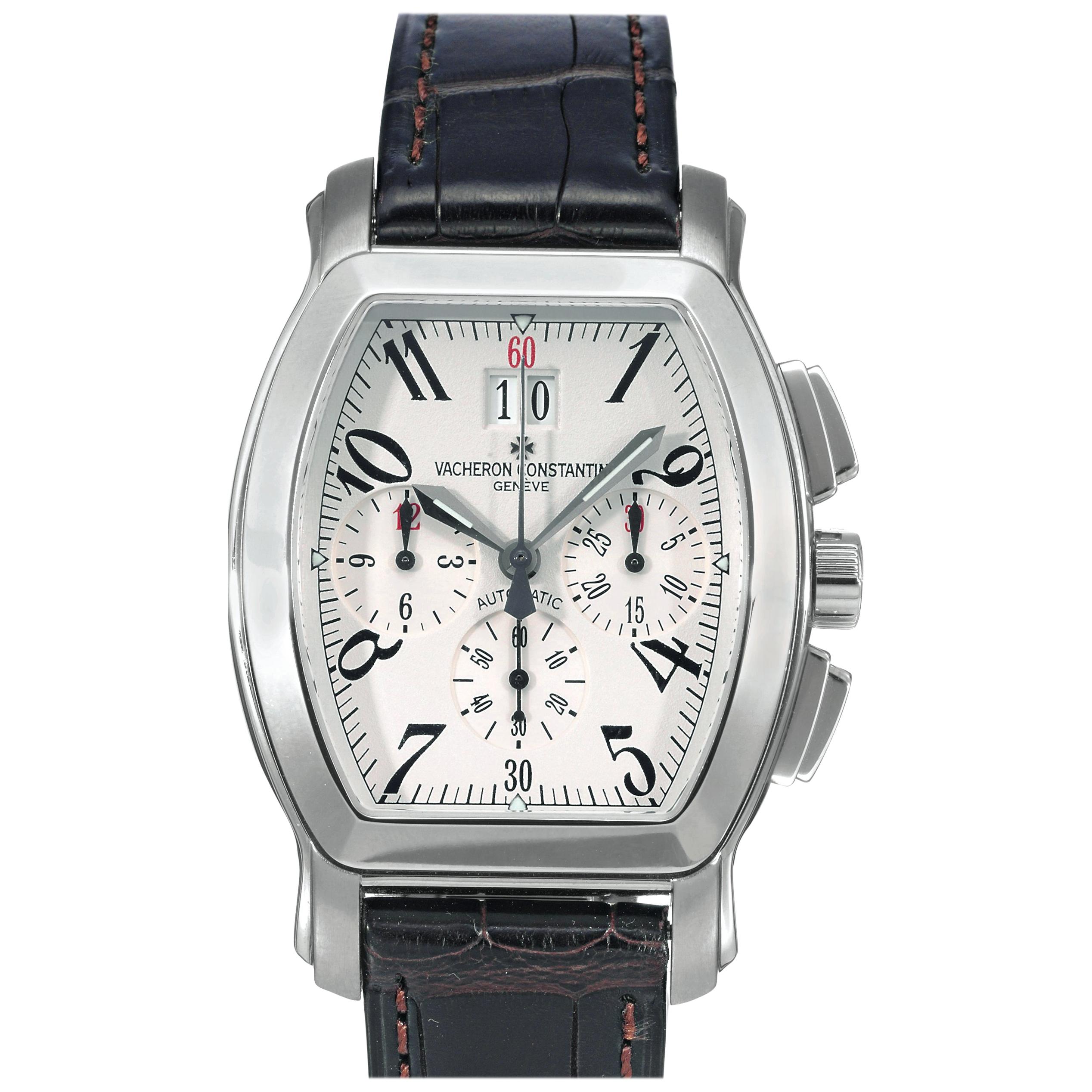 Malte Tonneau Chronographe Automatic Vacheron Constantin Ref. 49145A Made 2000's