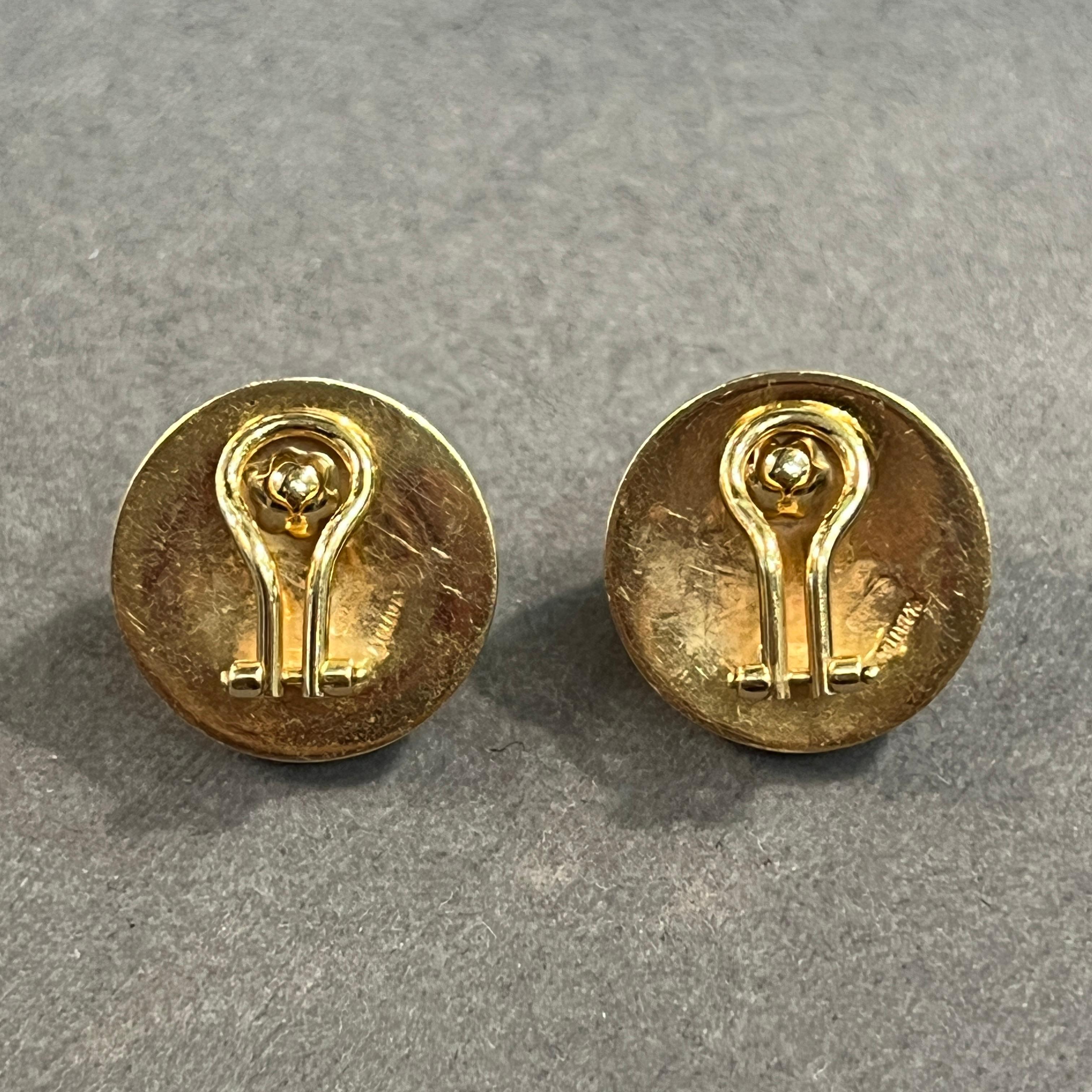 Women's Maltese Cross Tourmaline Earrings For Sale