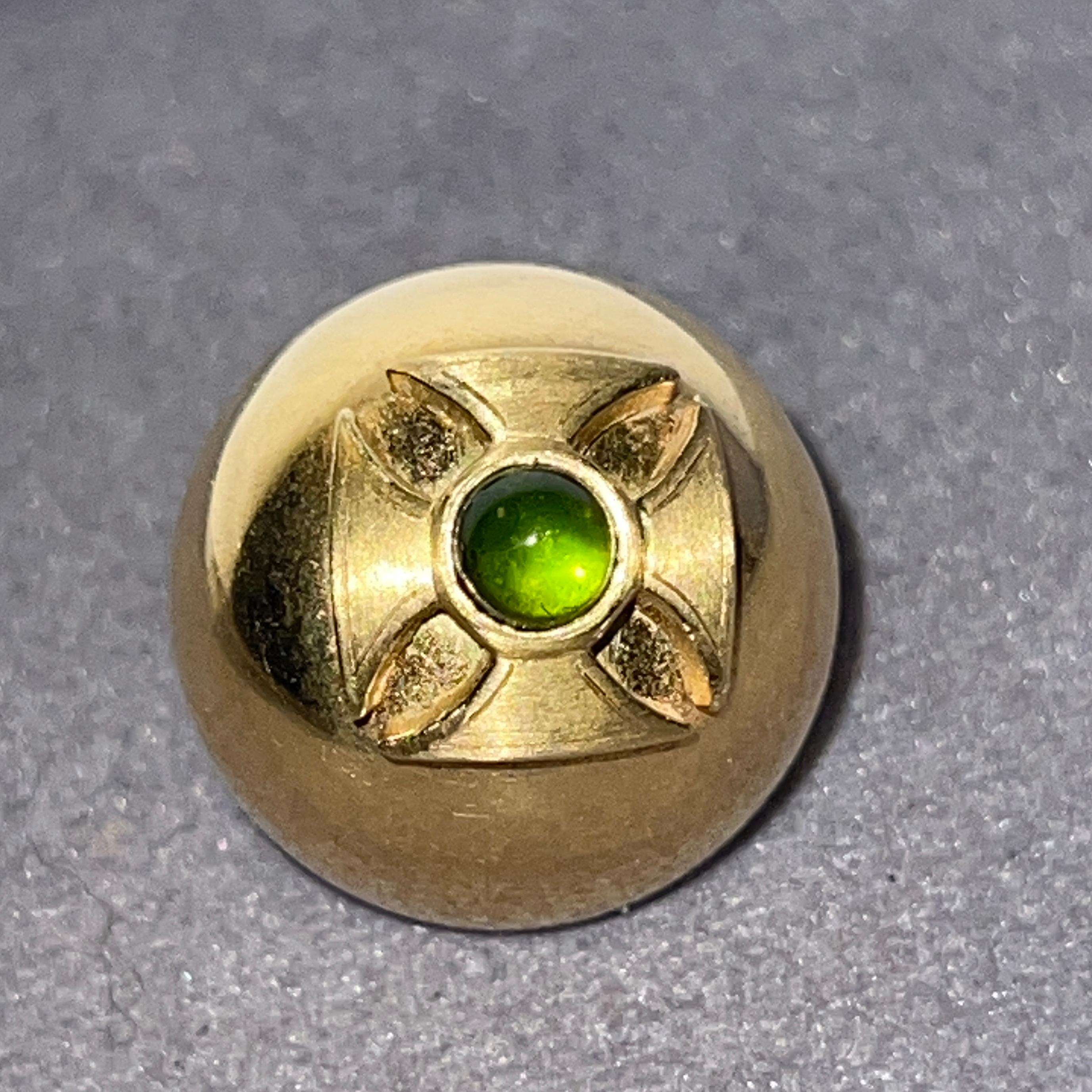 Maltese Cross Tourmaline Earrings For Sale 2