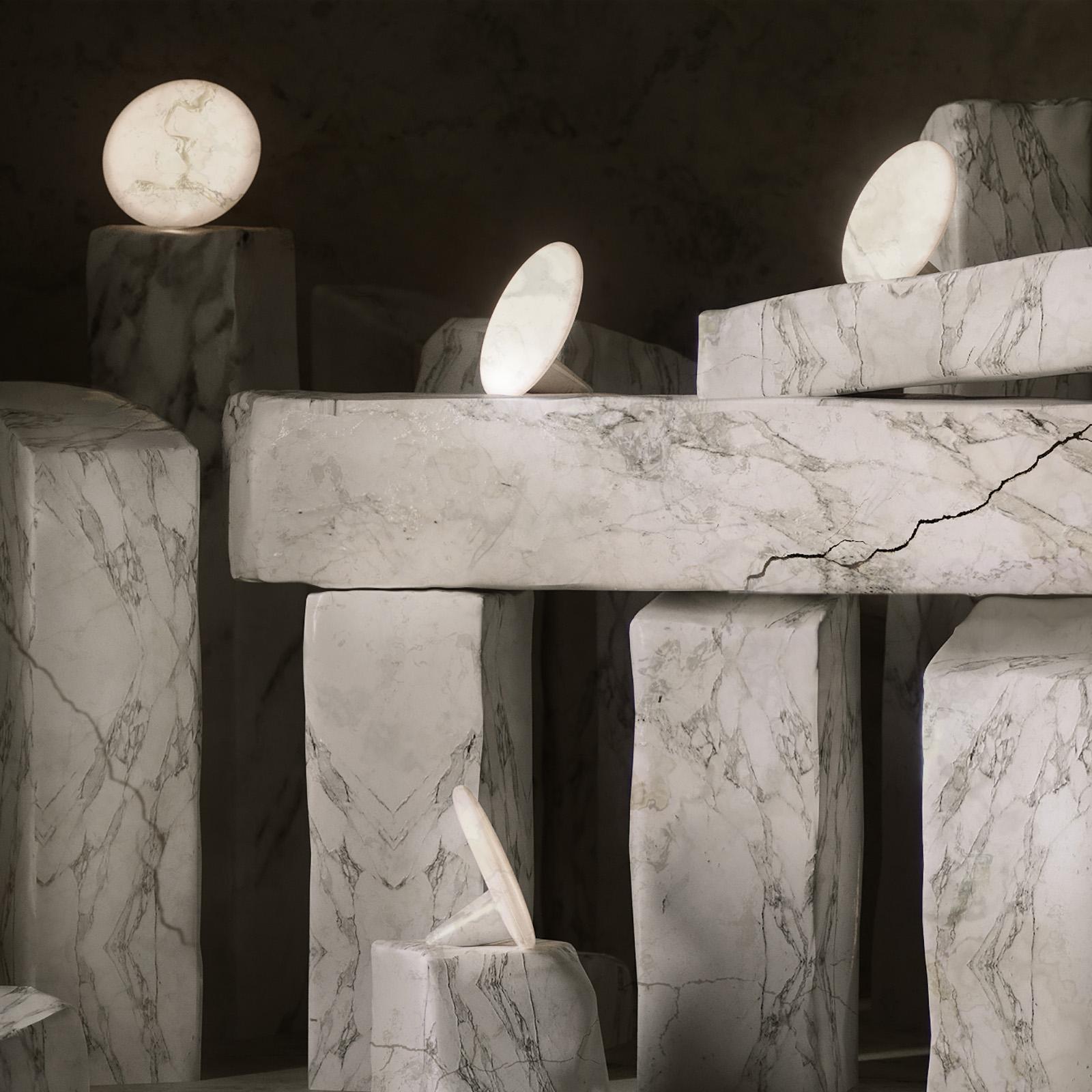 Marble Malù Table Lamp For Sale